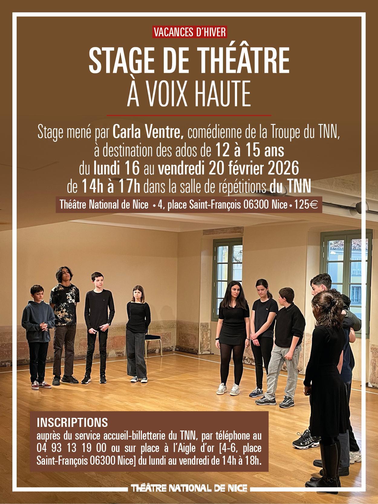 Stage ados de th��tre A VOIX HAUTE