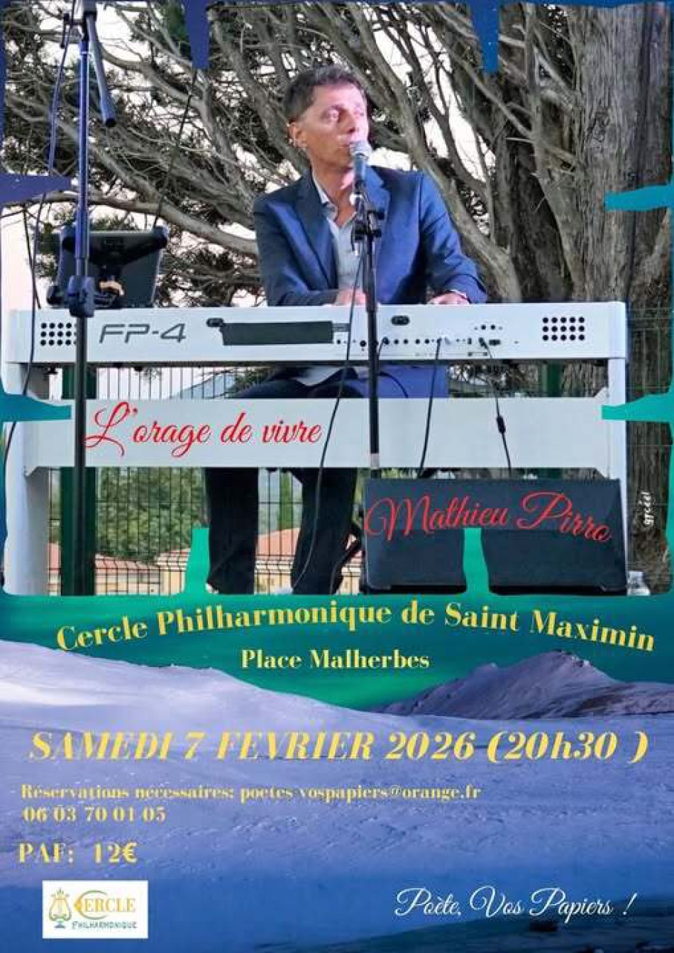 Concert : Mathieu Pirro - Chansons fran�aises