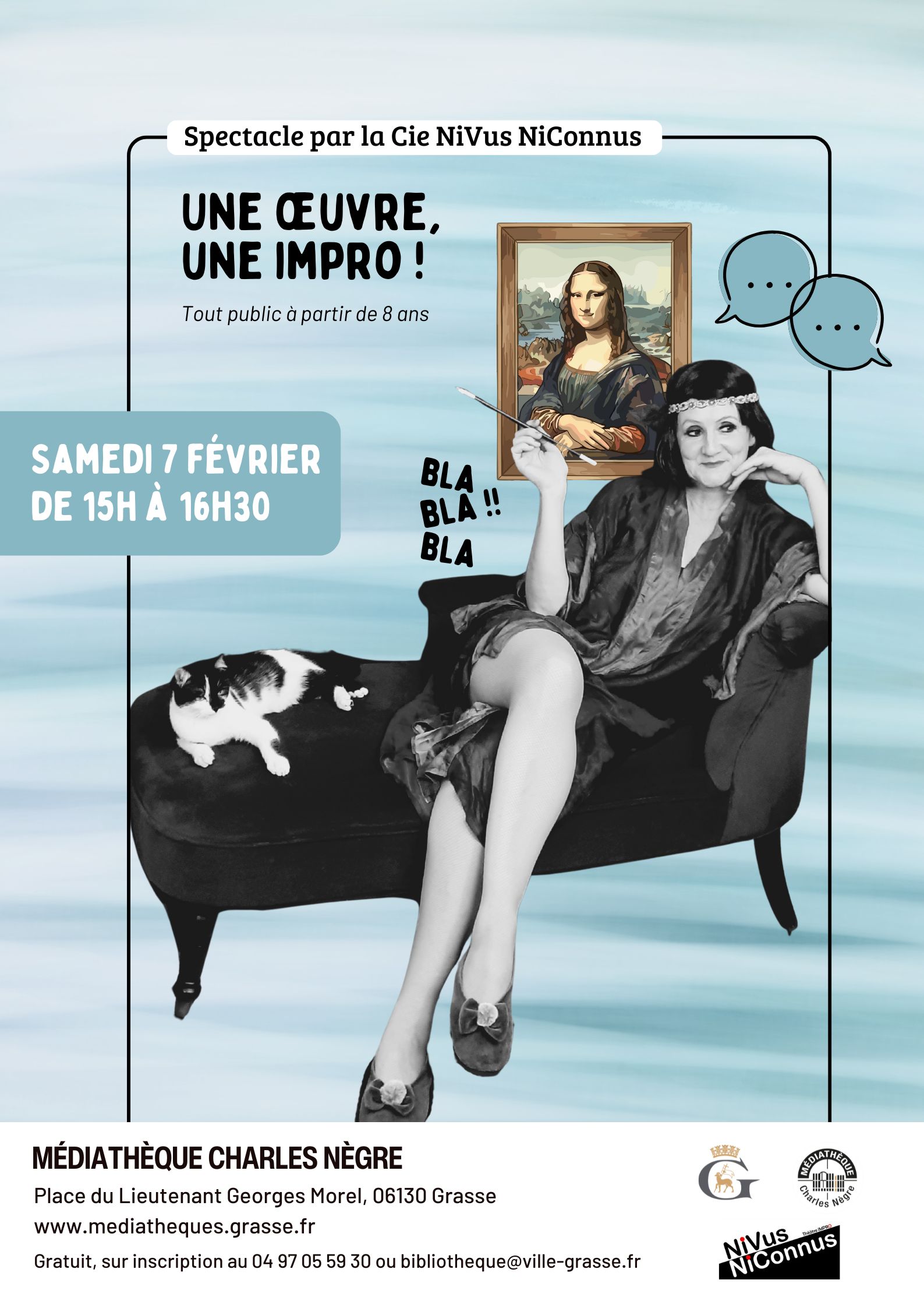 Une �uvre, une impro ! Spectacle NiVus NiConnus