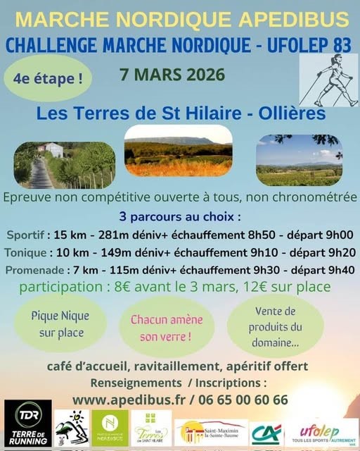 Randonn�e p�destre : Challenge Marche nordique