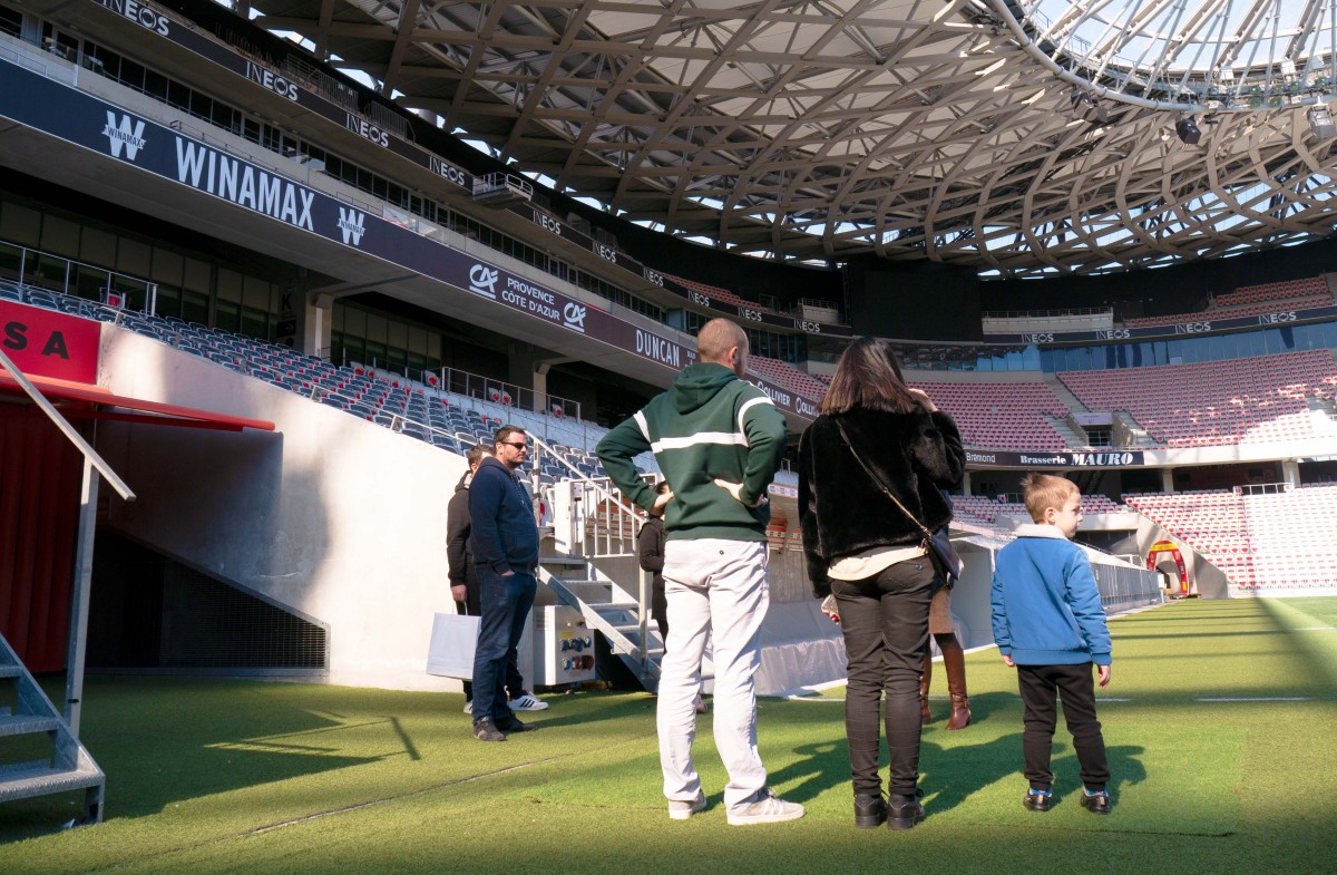 Visite de l'Allianz Riviera et du Mus�e National du Sport