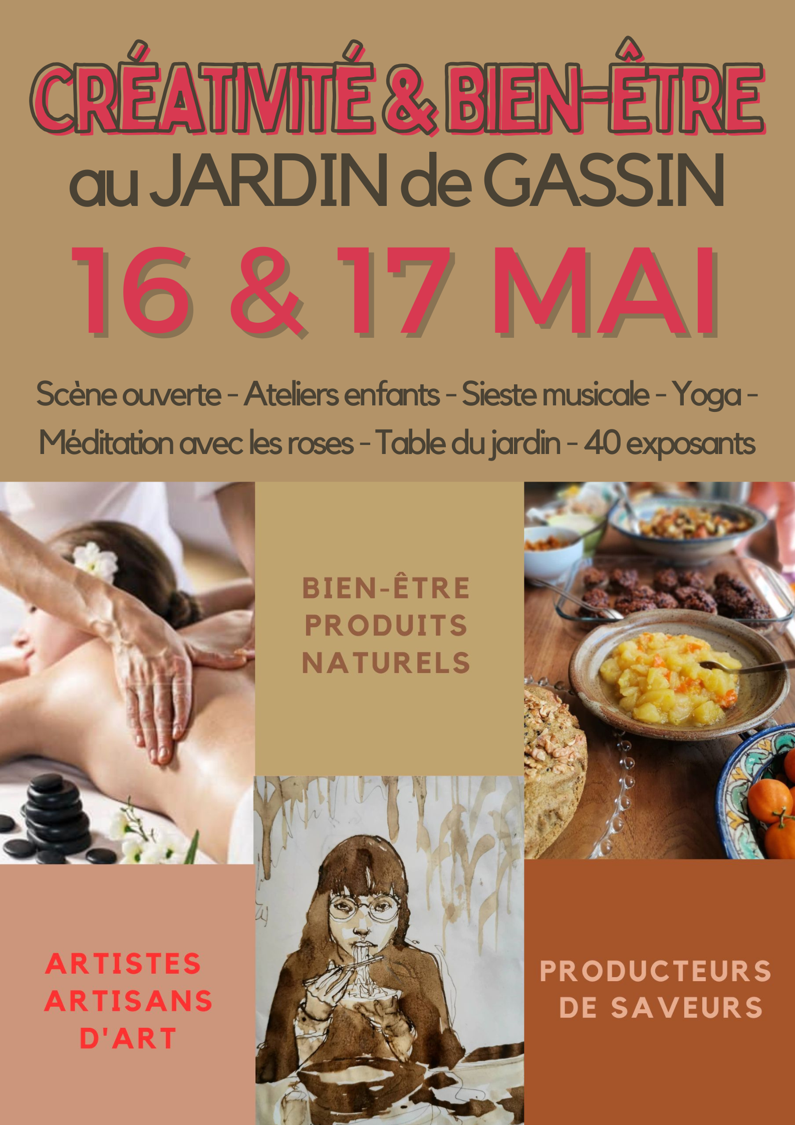 Cr�ativit� et bien-�tre au jardin de Gassin