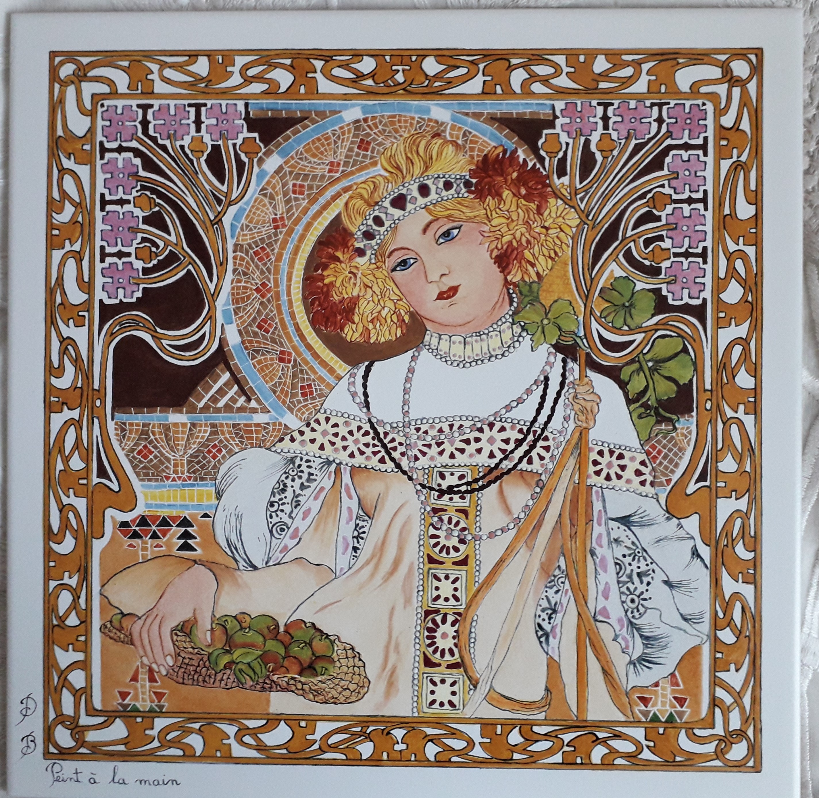 Exposition : peinture sur porcelaine
