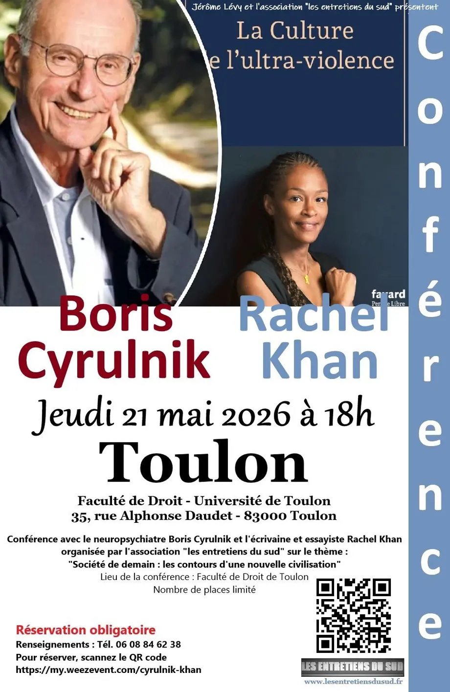 Conf�rence - Boris Cyrulnik et Rachel Khan