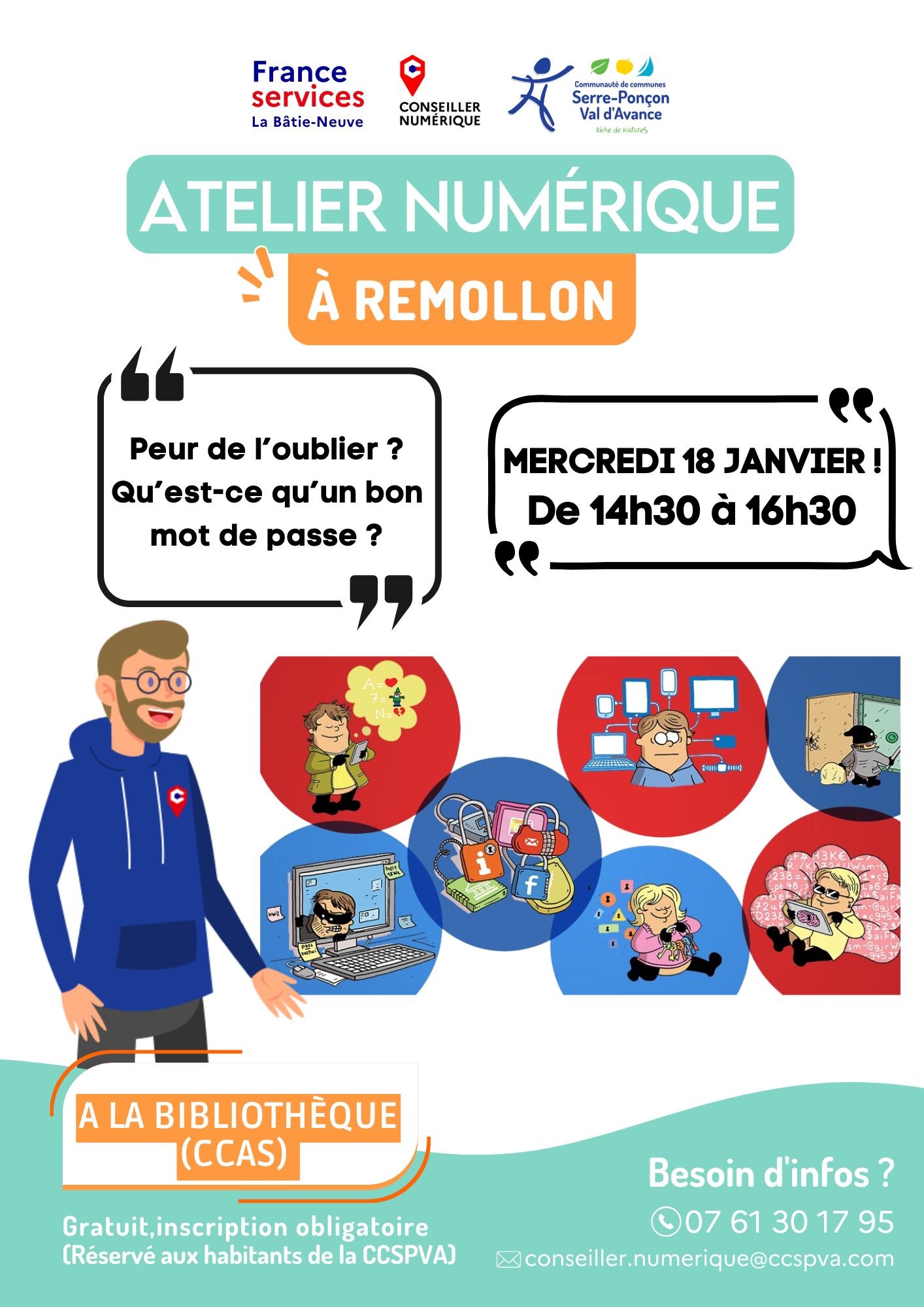 Atelier num�rique � Remollon