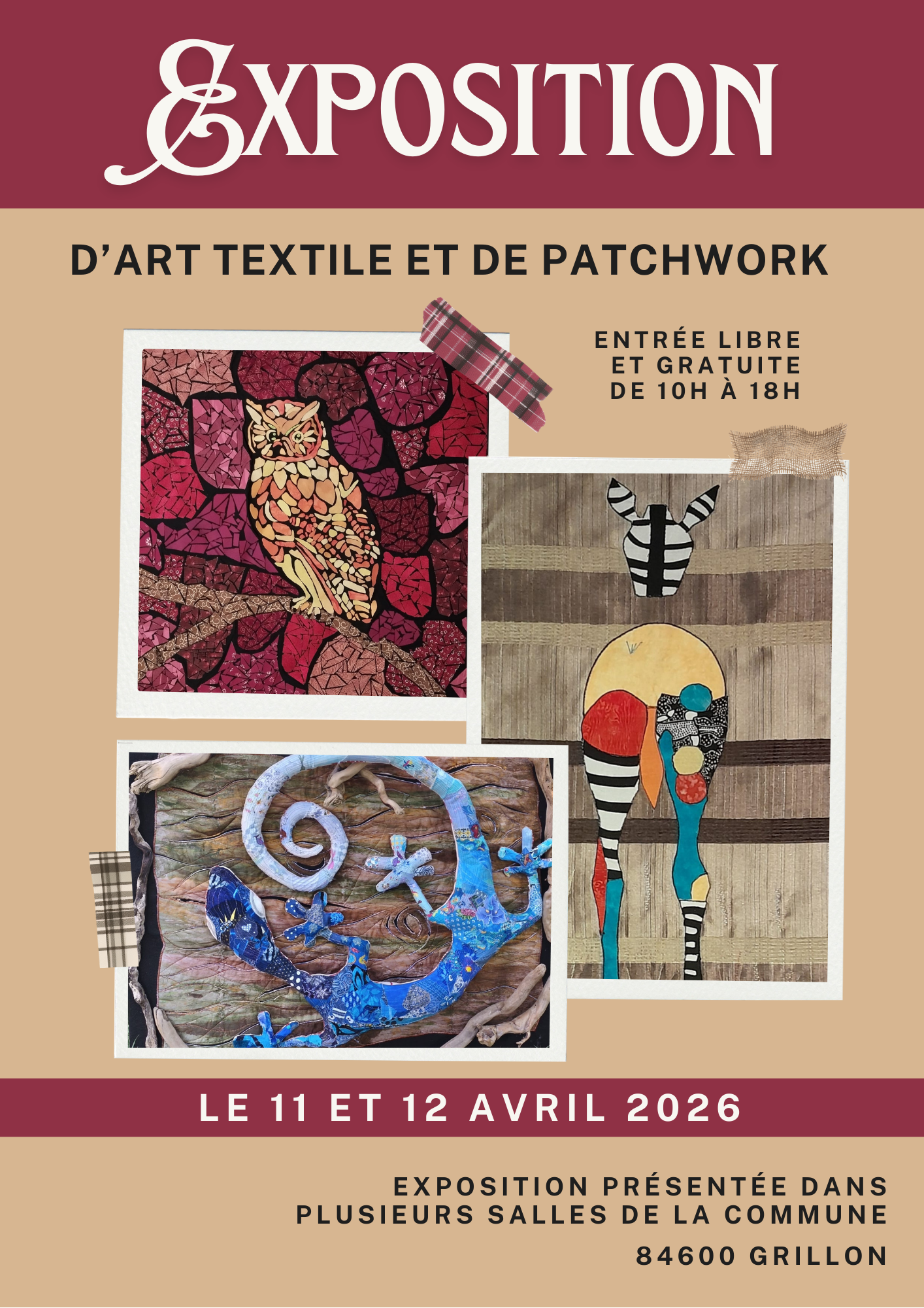 Exposition Art Textile et Patchwork
