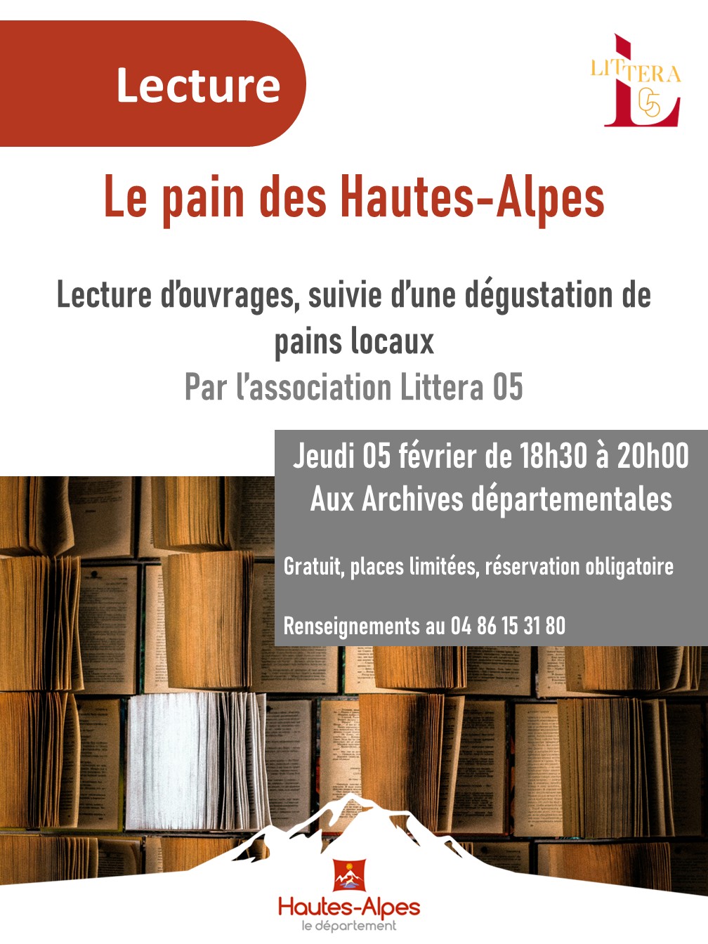 Lecture Le pain des Hautes-Alpes