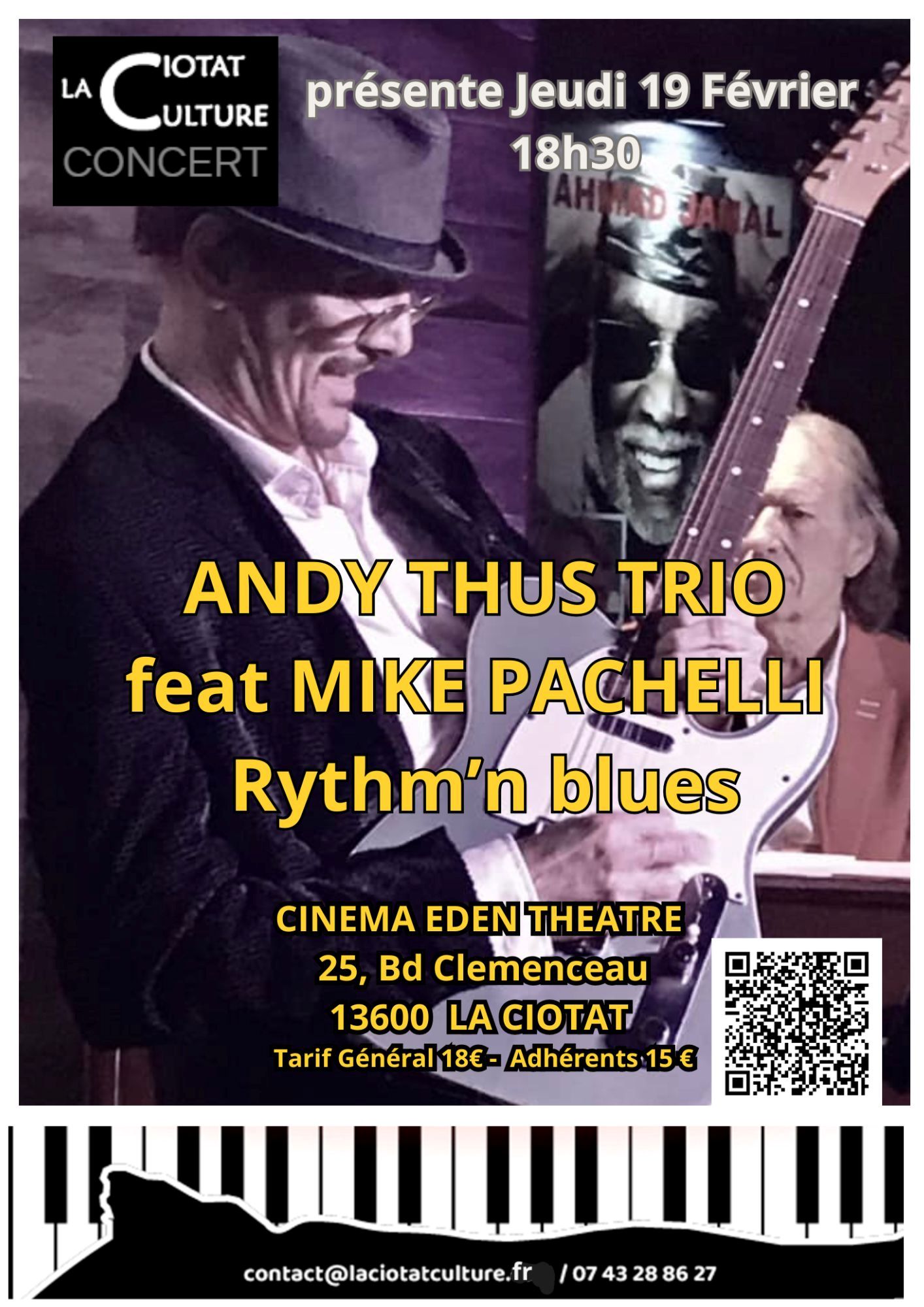 Concert Andy Thus Trio Feat. Mike Pachelli
