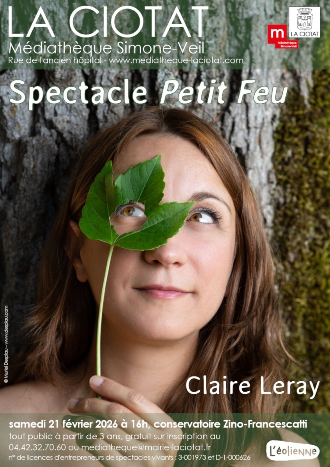 Spectacle Petit feu, Contes et petites chansons d'hiver et de lumi�re