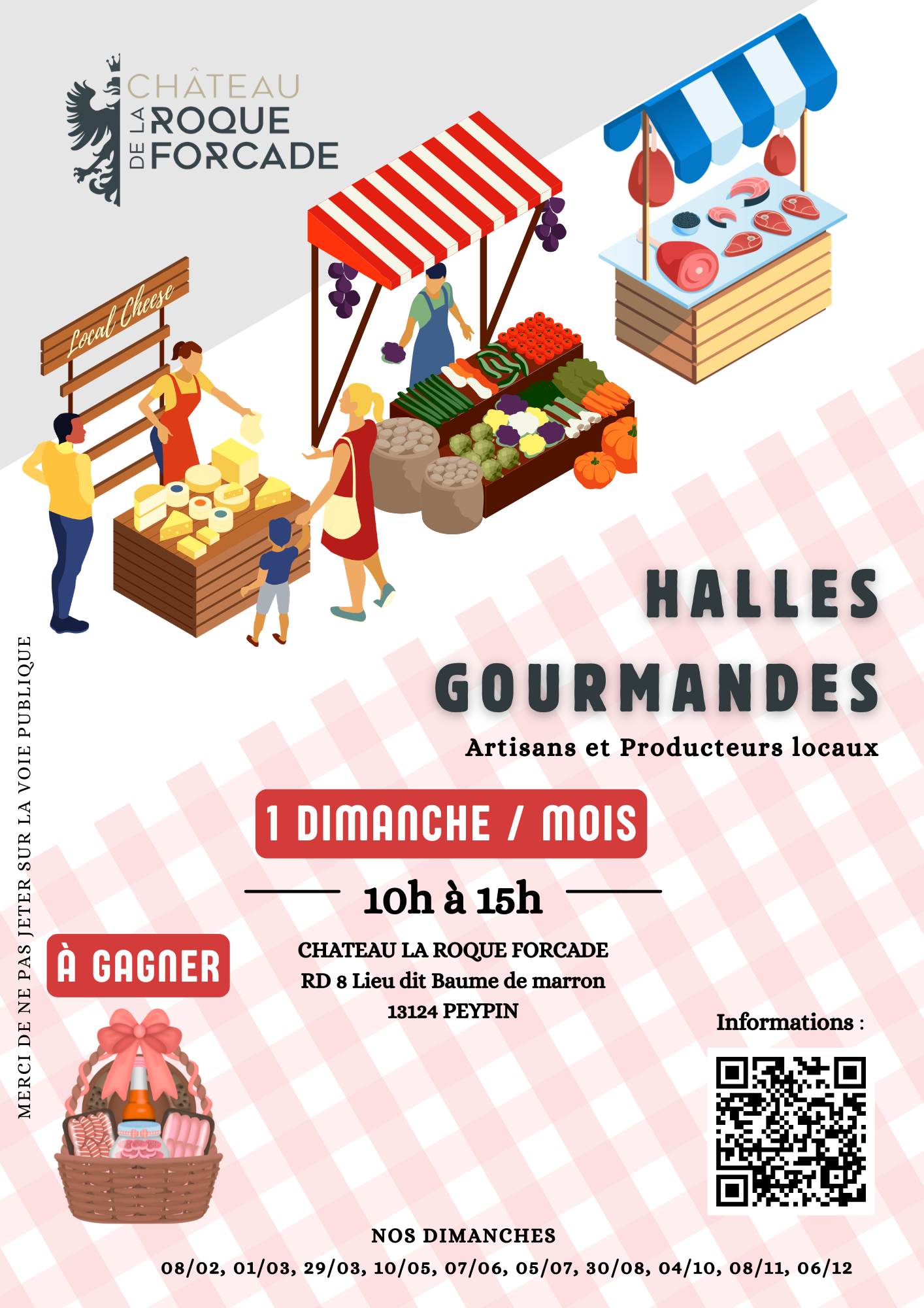 Les Halles Gourmandes au Ch�teau de la Roque Forcade