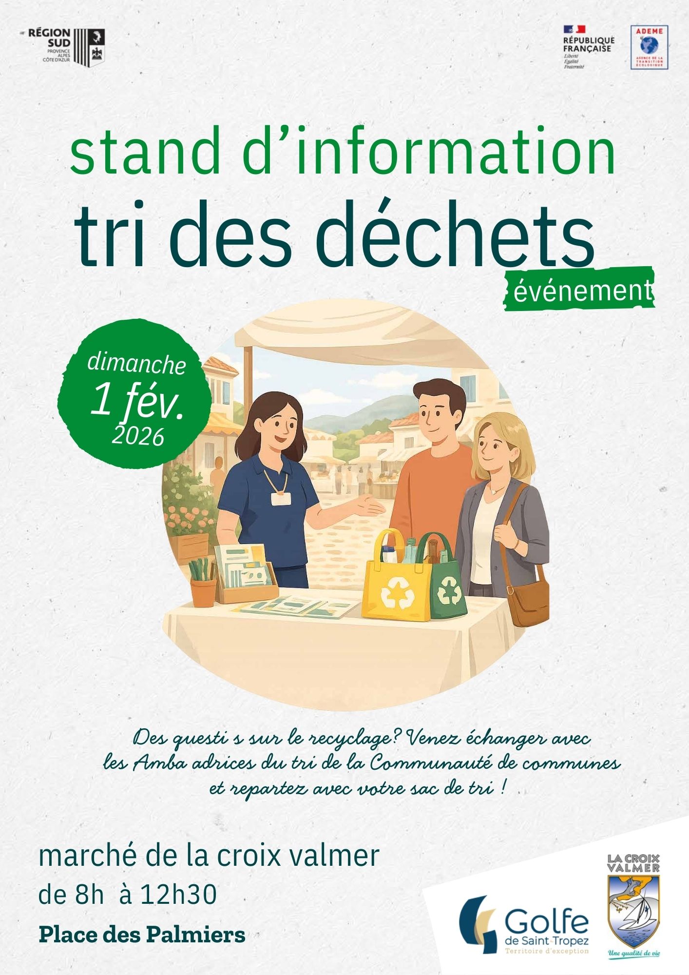 Stand d'information tri des d�chets