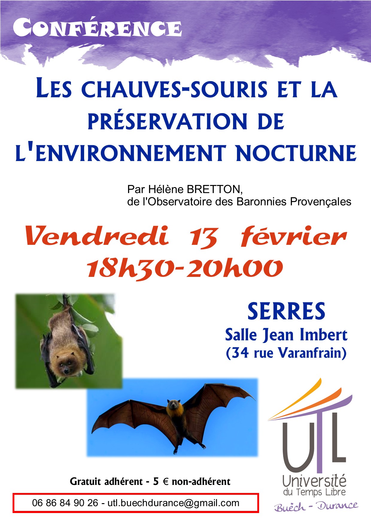 Conf�rence de l'UTL : 