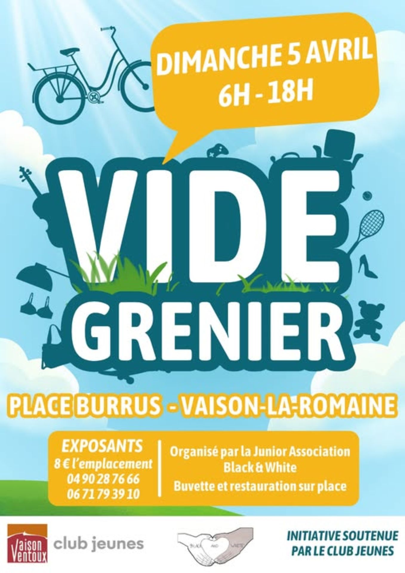 Vide grenier - La Junior Association Black & White