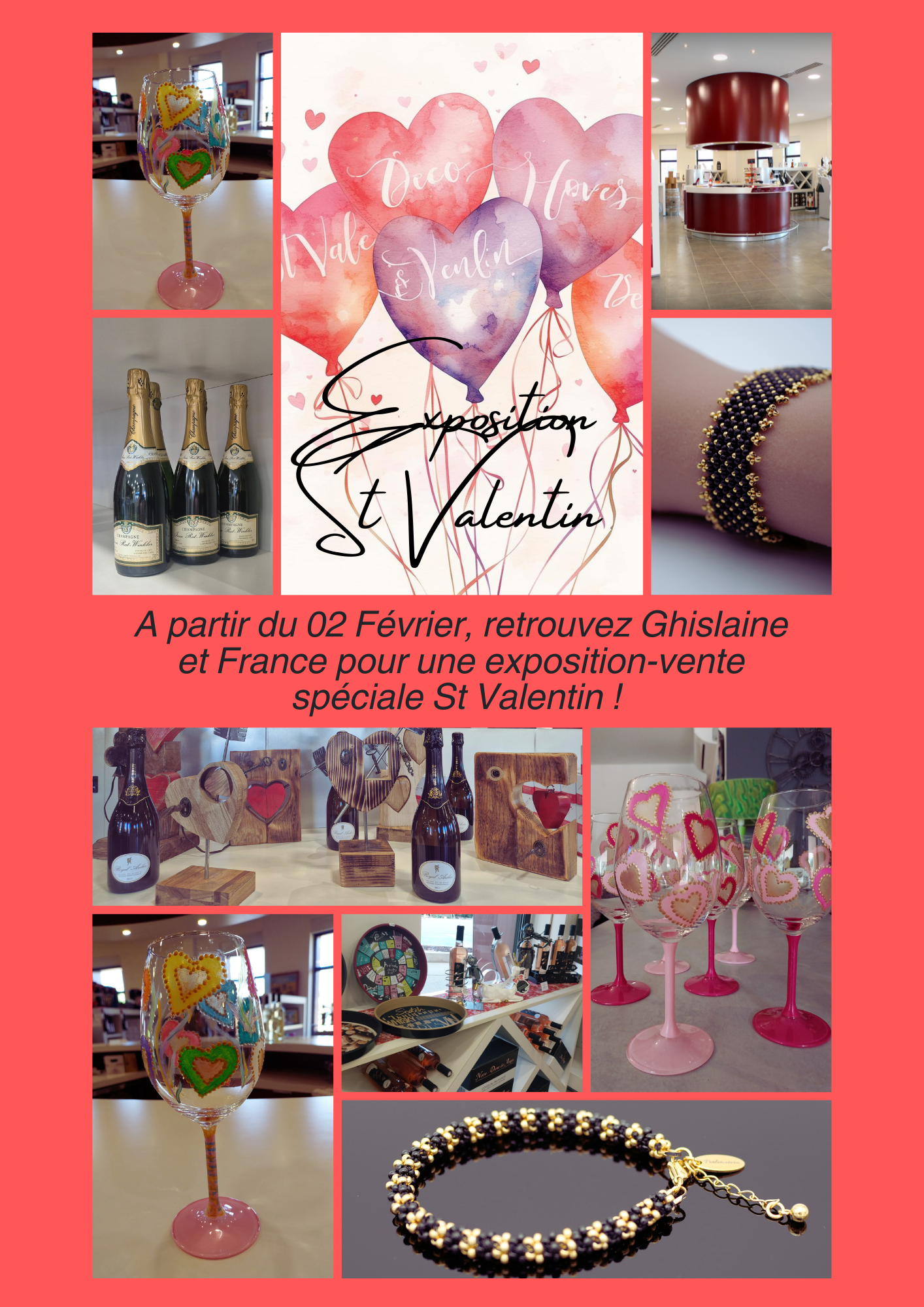 Cellier des Archers - Exposition Saint Valentin