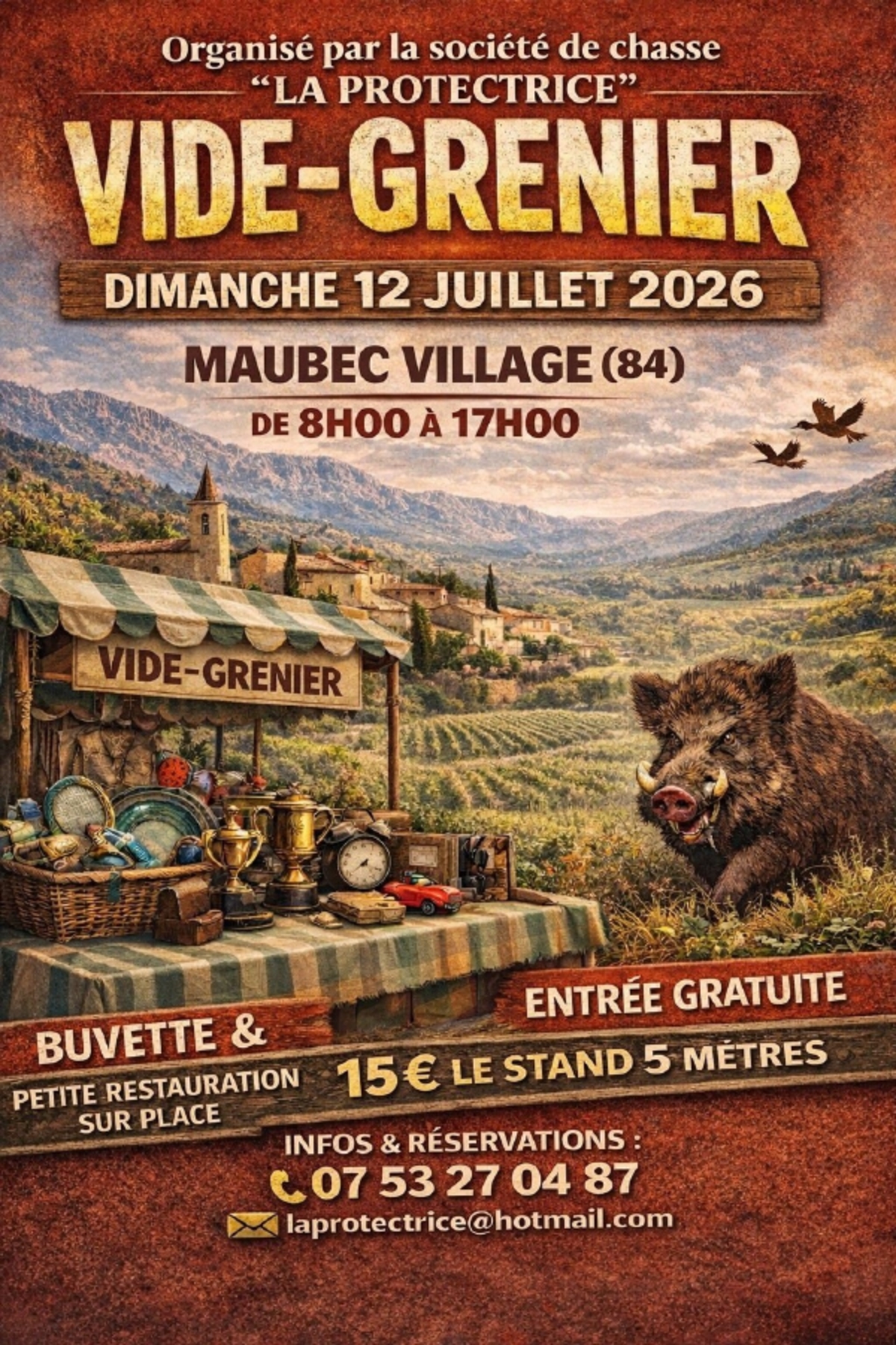 Grand vide grenier de Maubec