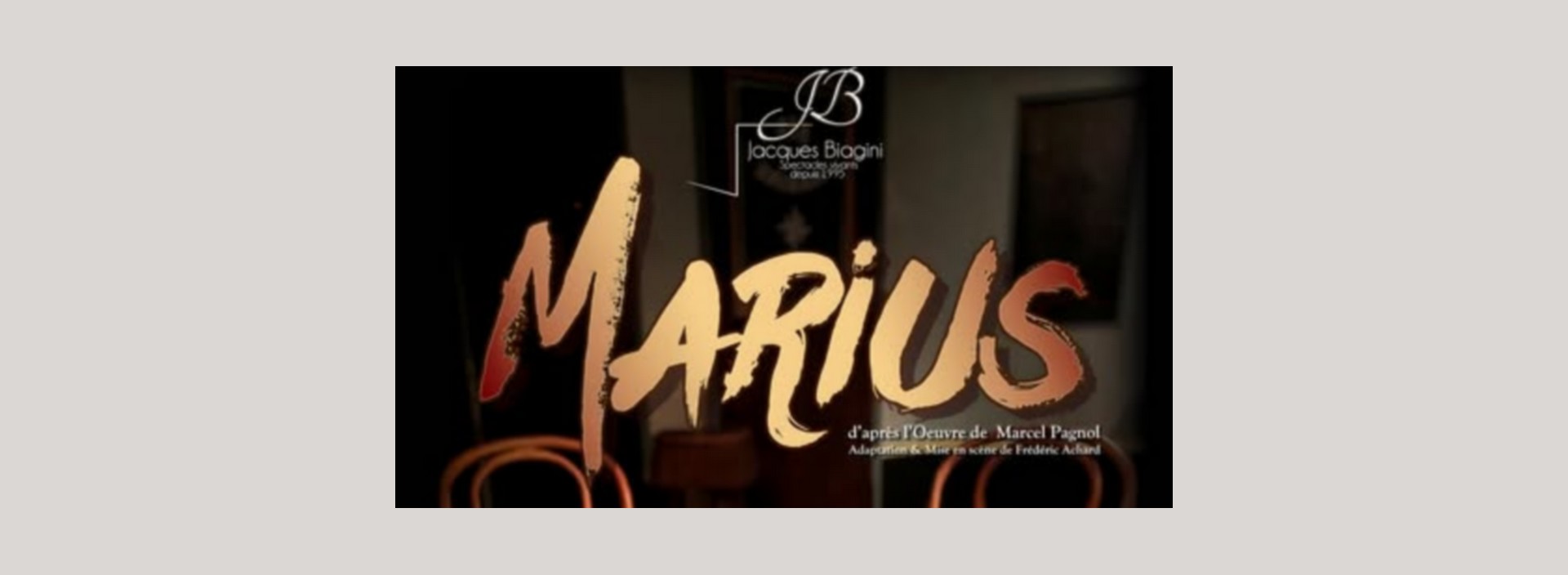 Pi�ce de th��tre : Marius