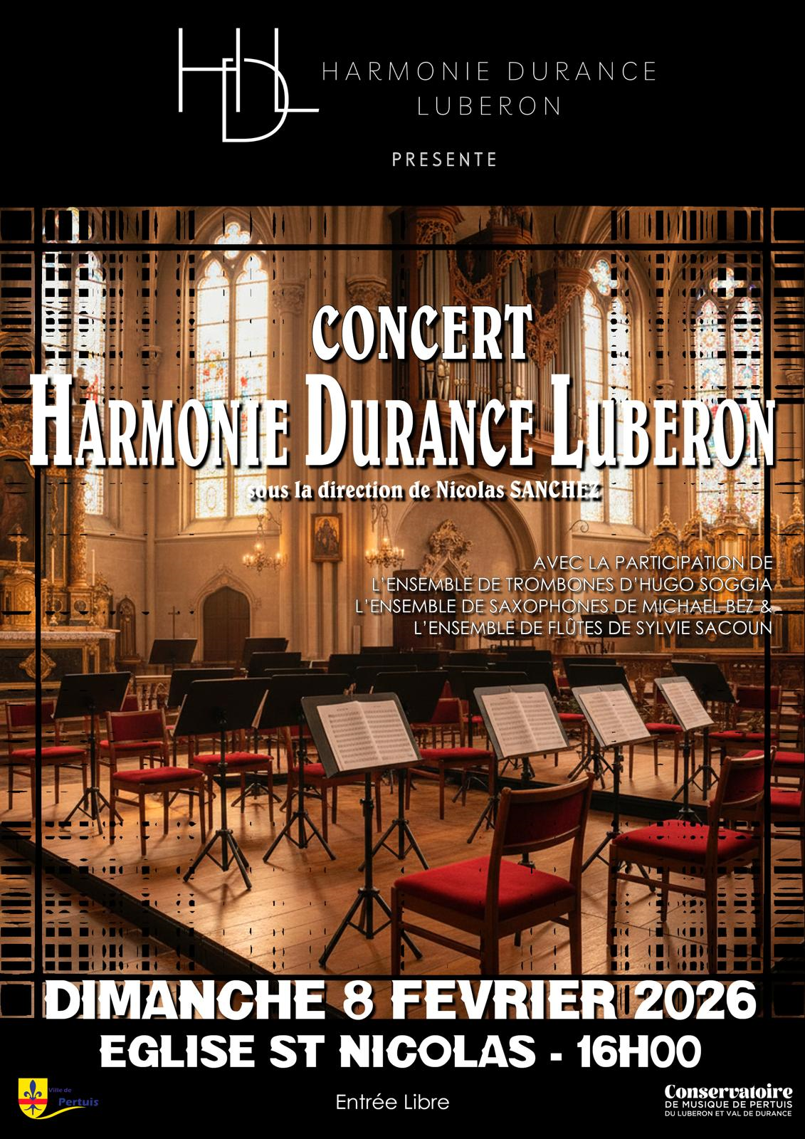 Concert harmonie Durance Luberon