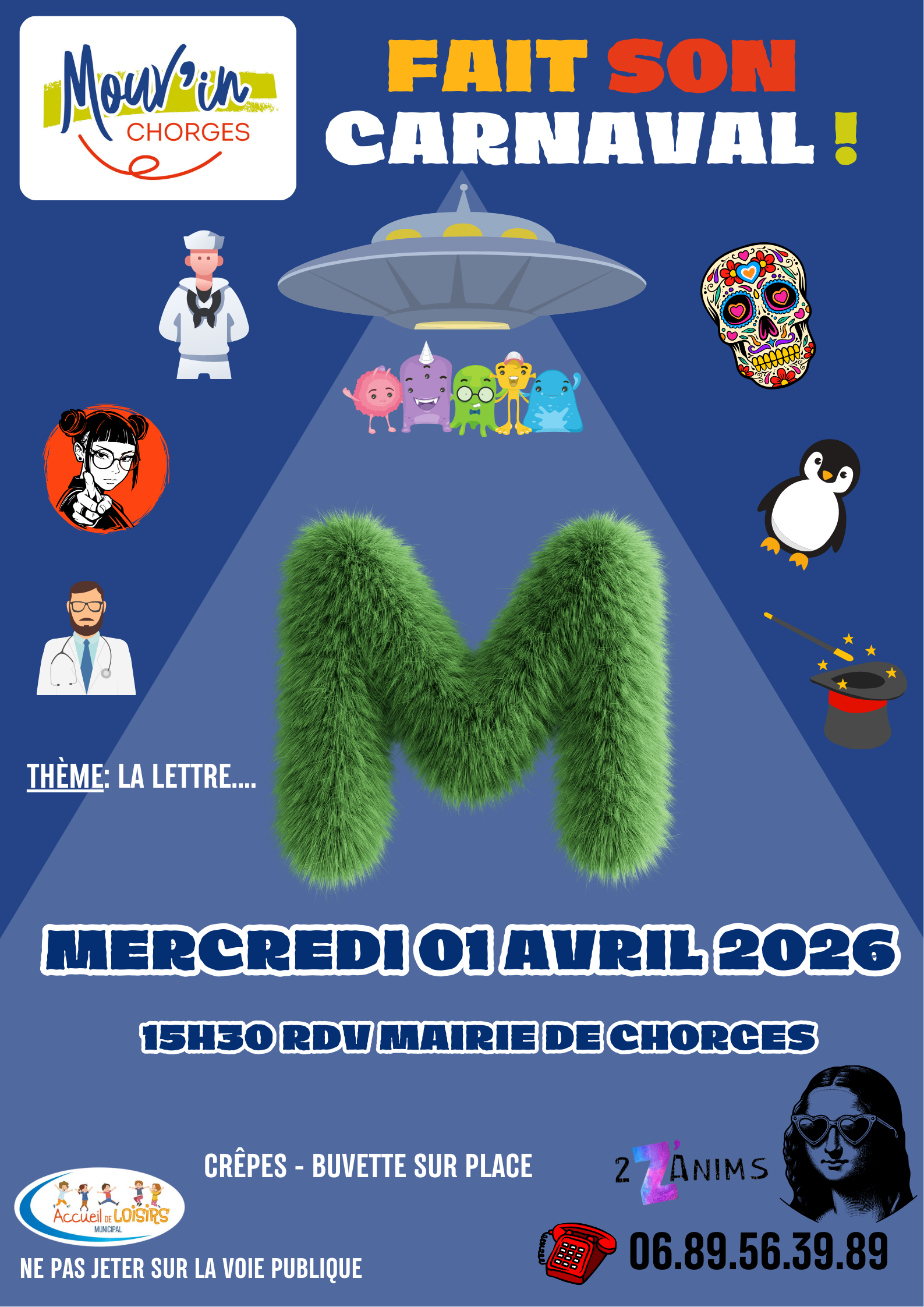 Mouv'in Chorges fait son carnaval - Th�me : lettre M !!!