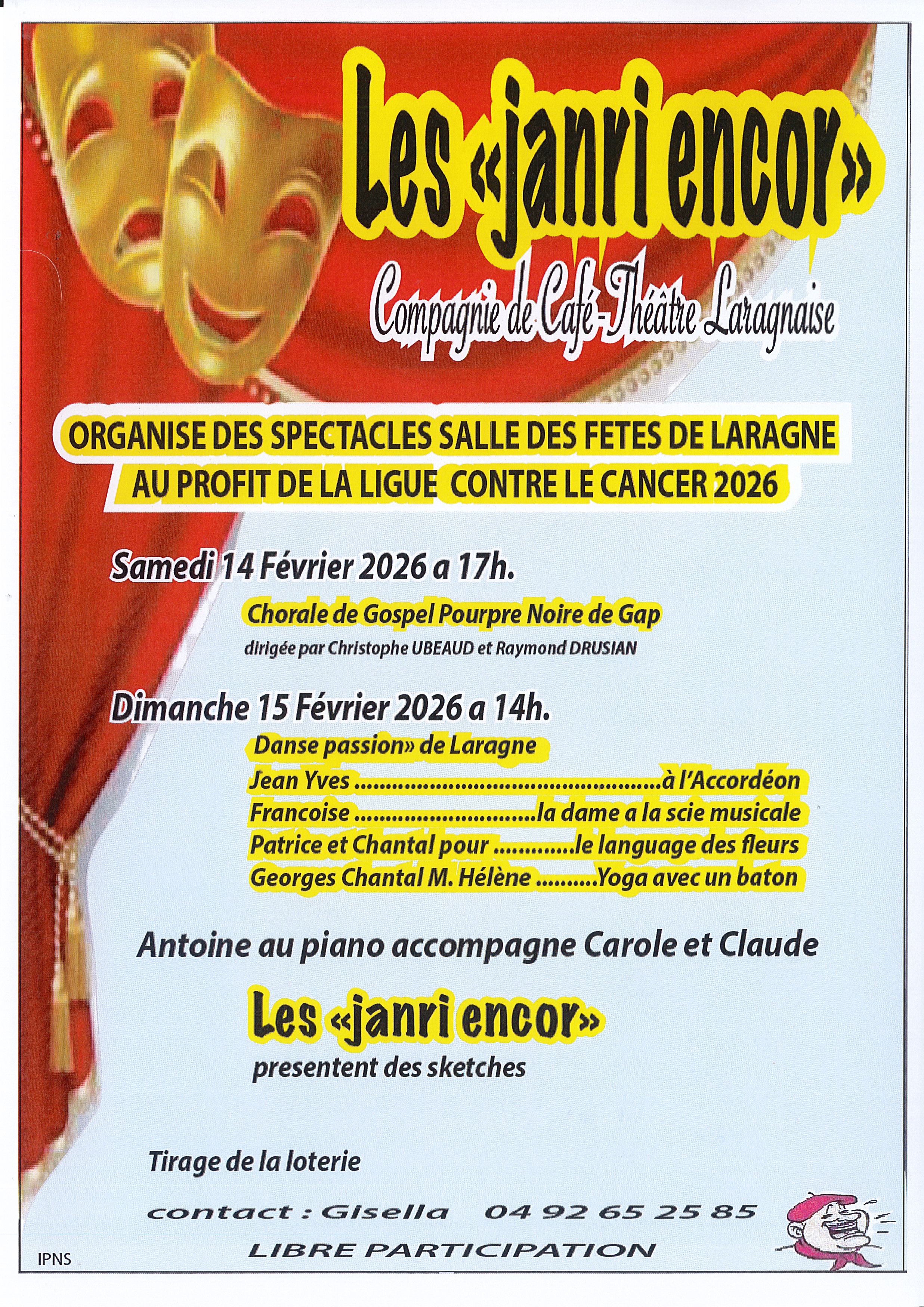 Concert de chorale au profit de la Ligue Contre le Cancer