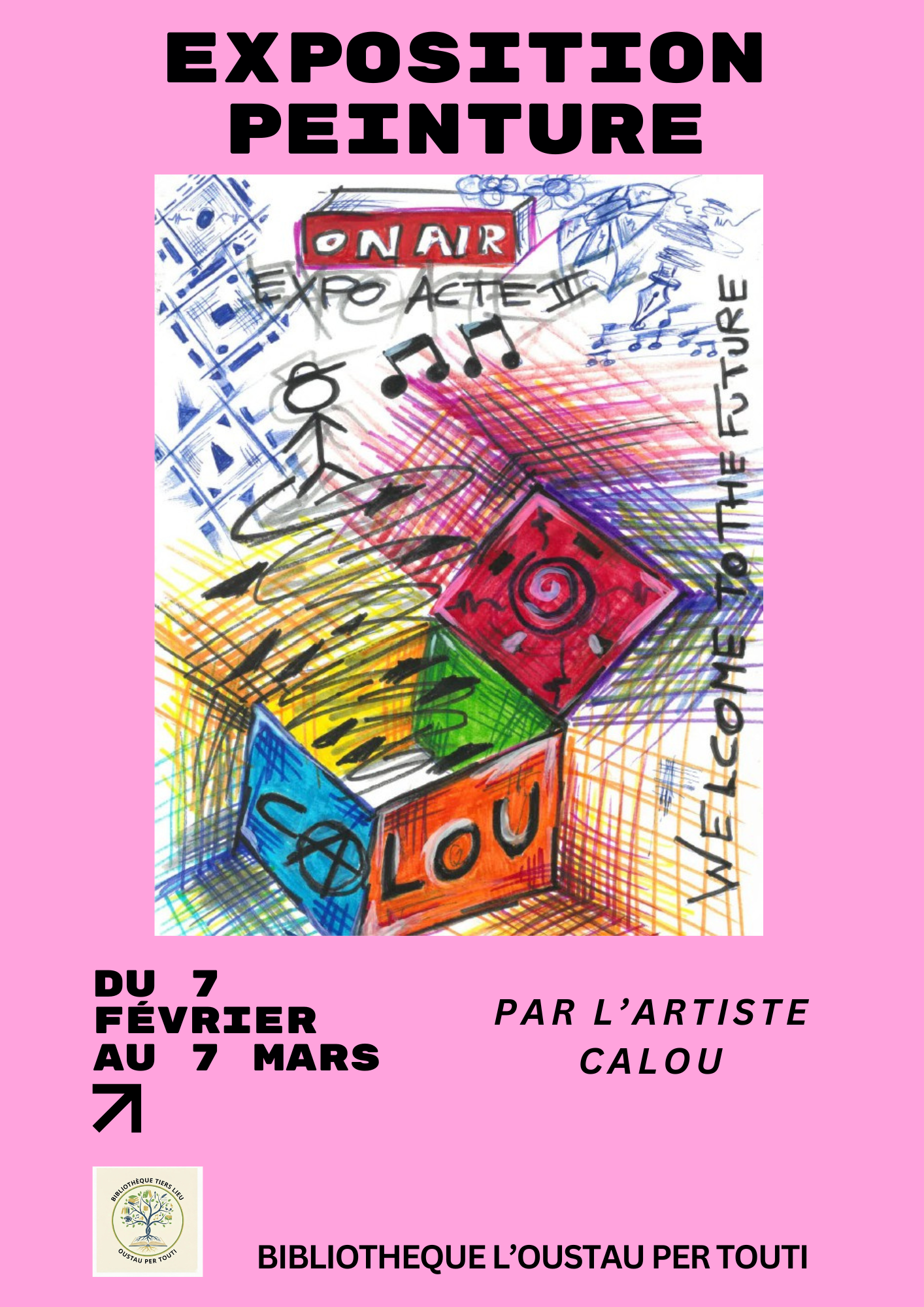 Exposition de peinture. On air