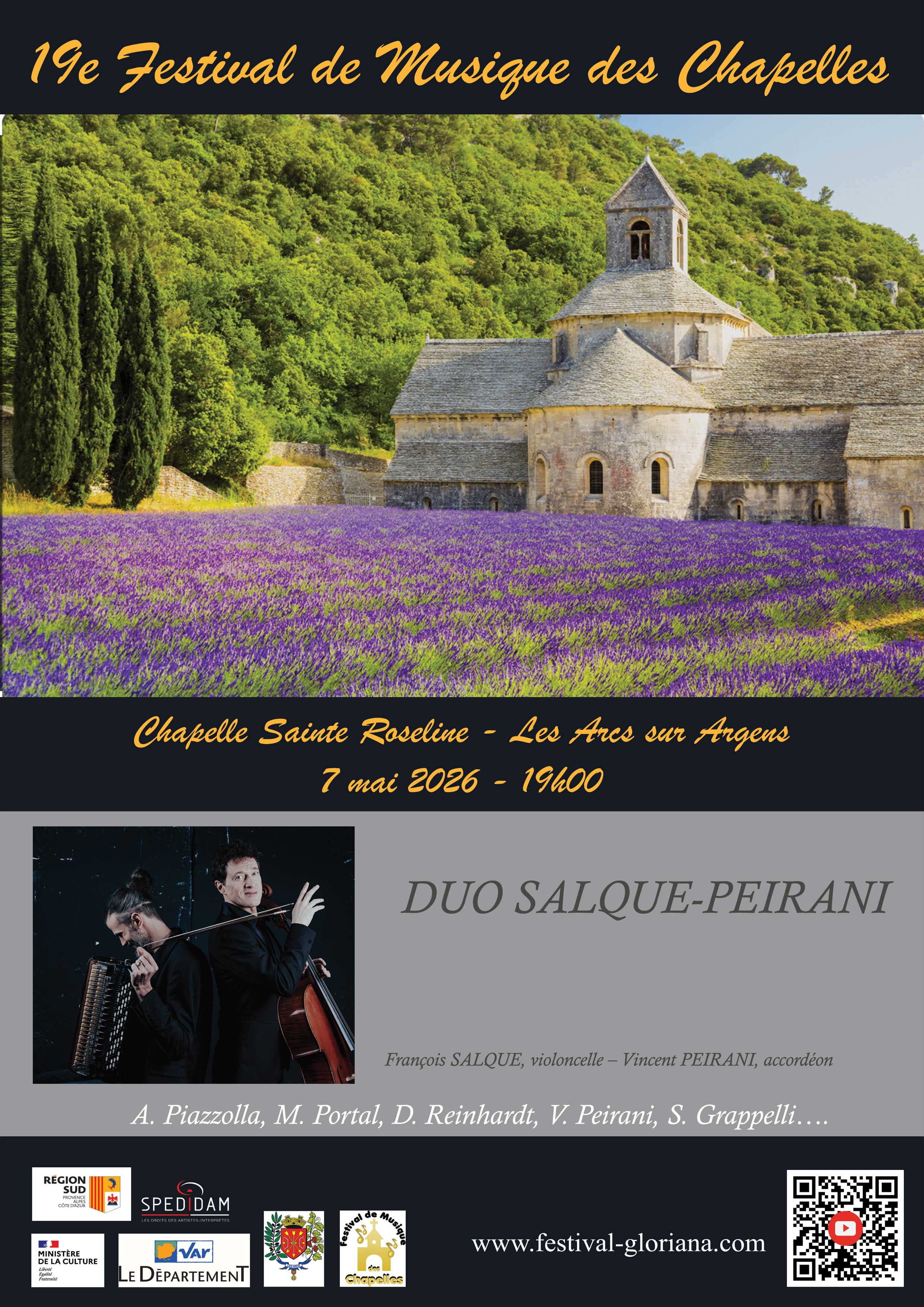 XIX� Festival de Musique des Chapelles-Duo Salque Peirani