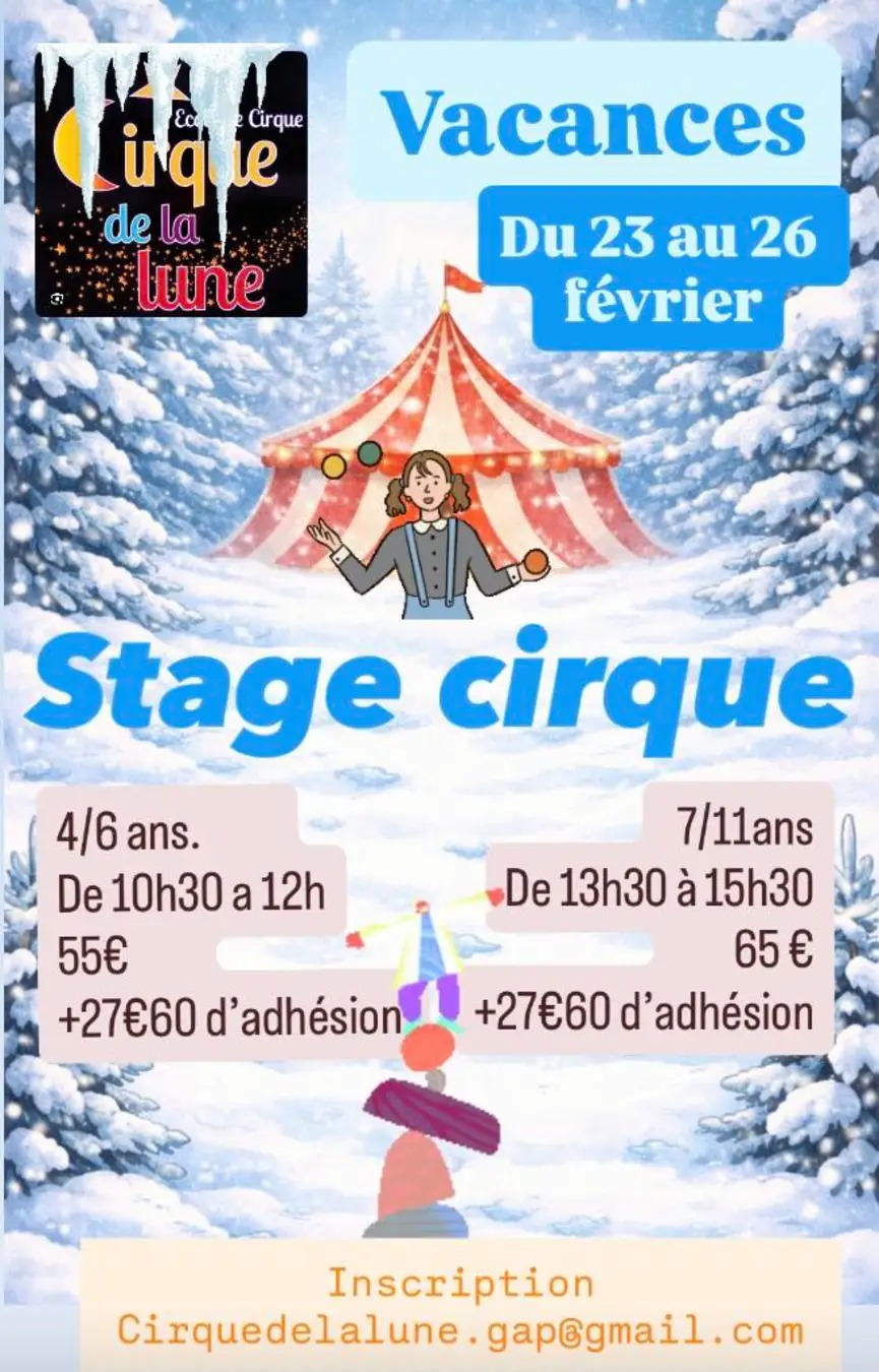 Stage de cirque enfant