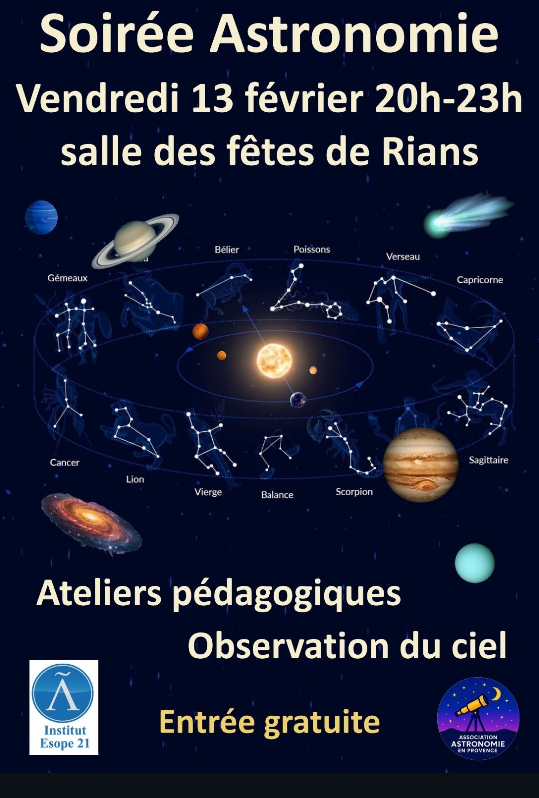 Soir�e astronomie