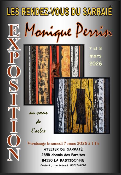 Les rendez vous du Sarraie : Exposition de  Monique Perrin