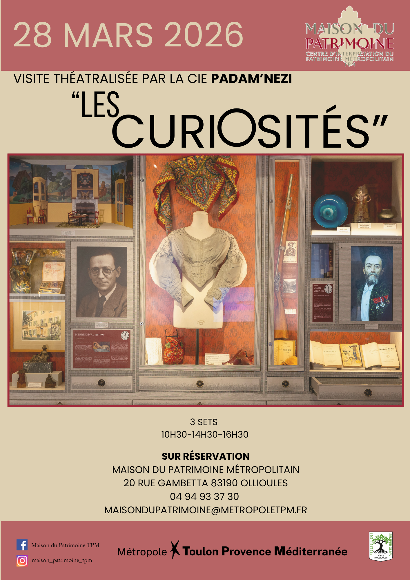 Visite th��tralis�e � Les Curiosit�s