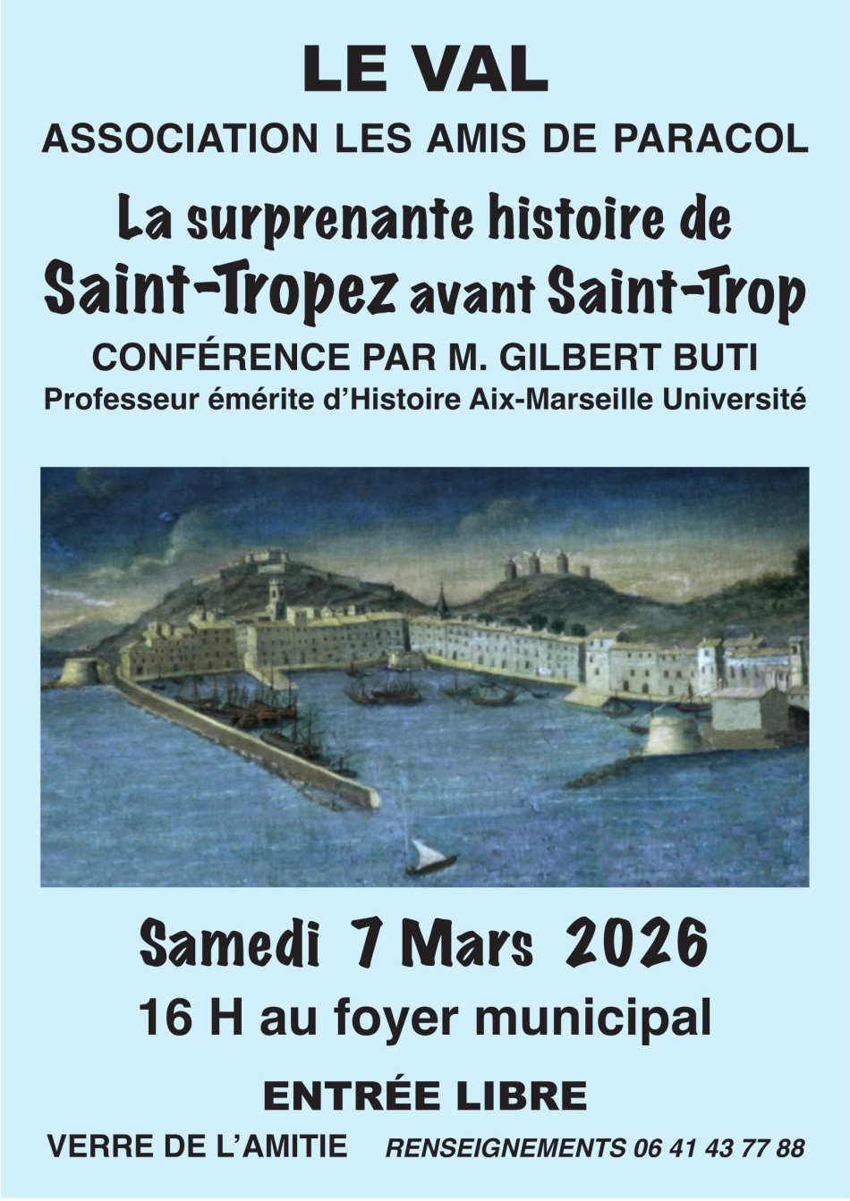 Conf�rence : la surprenante histoire de Saint-Tropez avant Saint-Trop