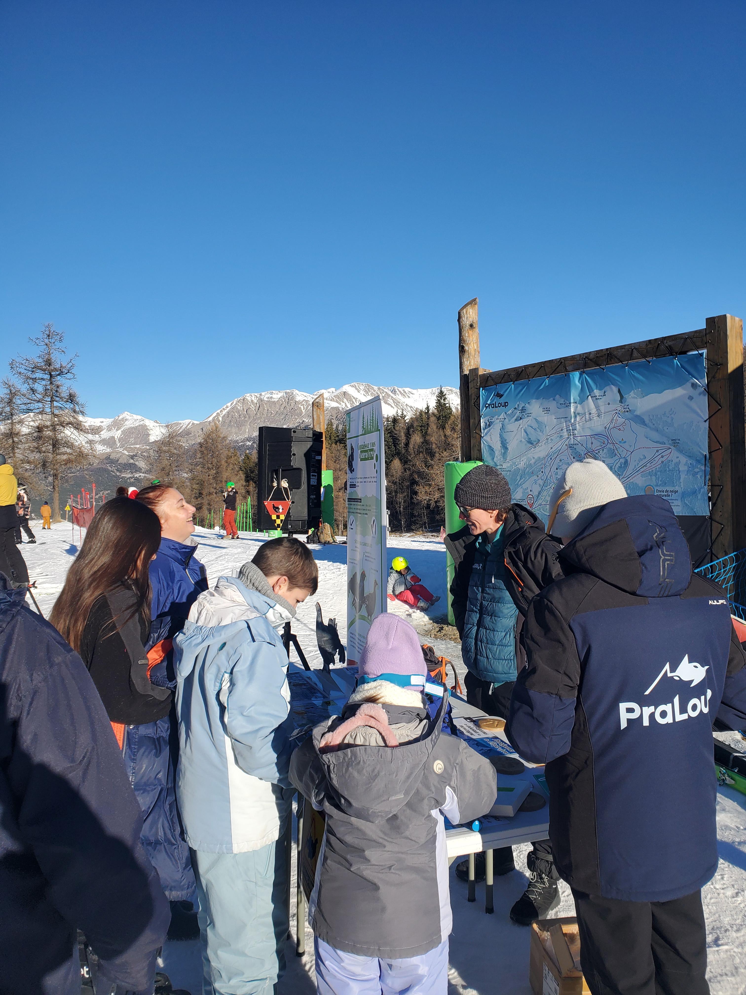 Animation sur le T�tras-lyre et la faune sauvage en montagne