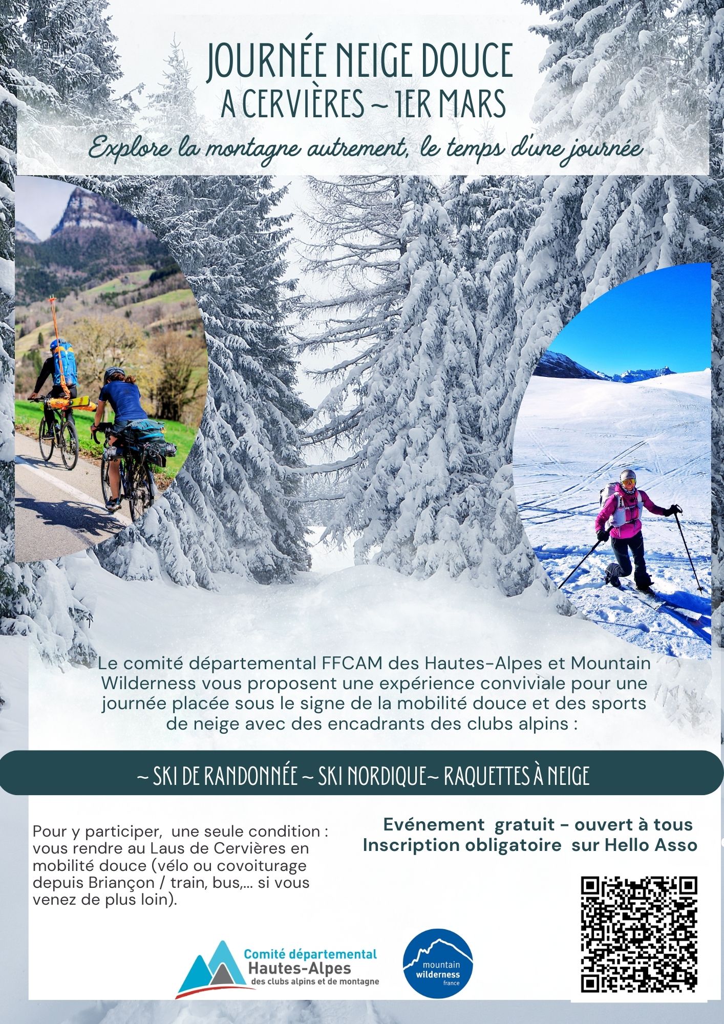 Journ�e neige douce � Cervi�res