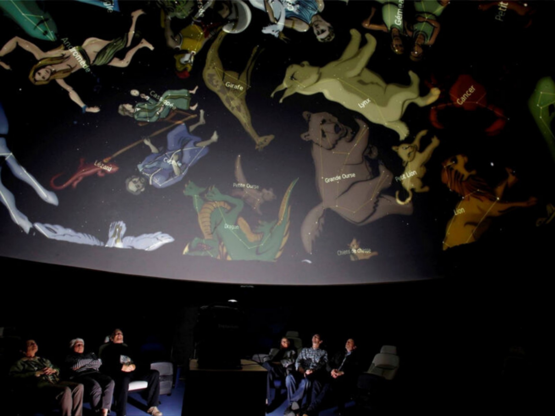 Les s�ances du Plan�tarium en Mars