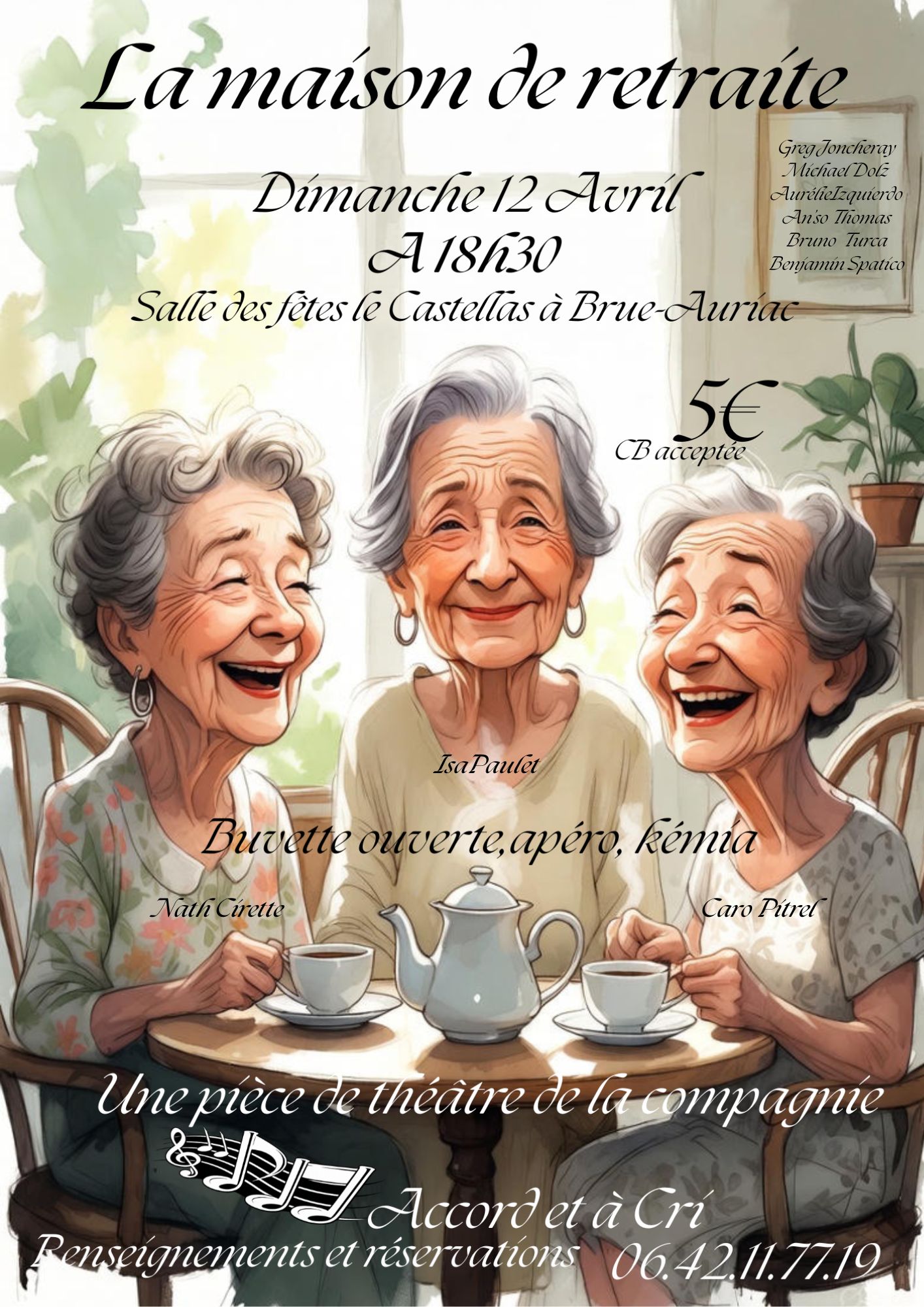 Th��tre : la Maison de retraite