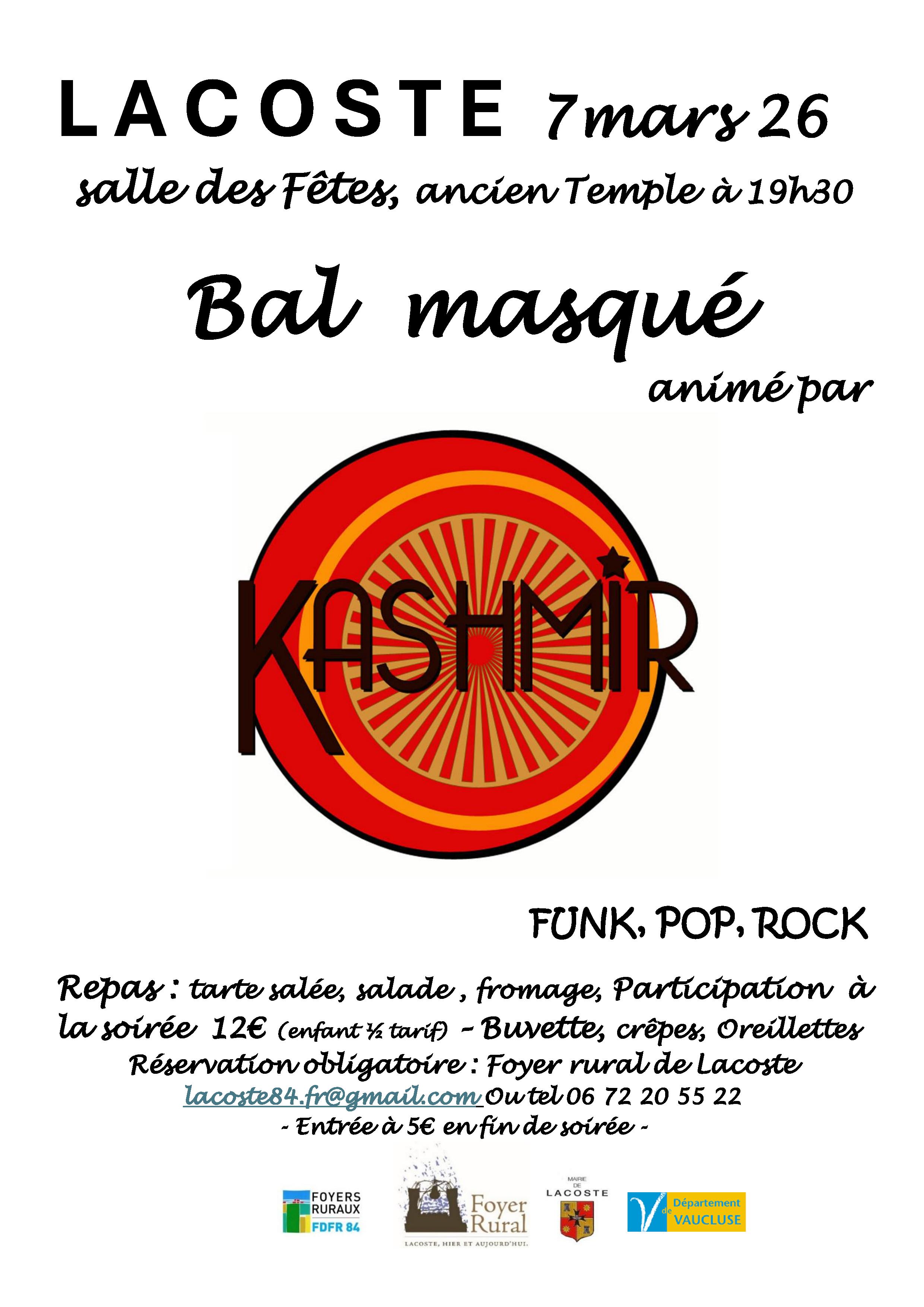 Bal masqu� � Lacoste