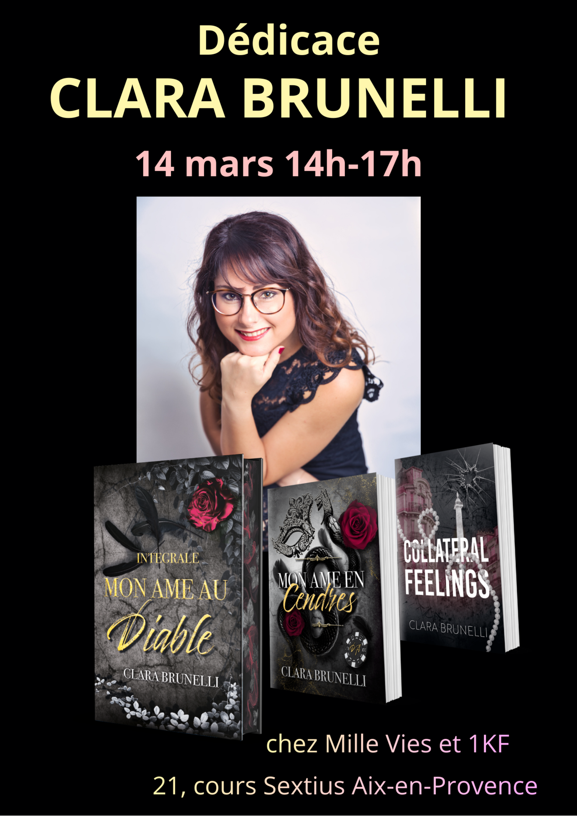 S�ance de d�dicace : Clara Brunelli