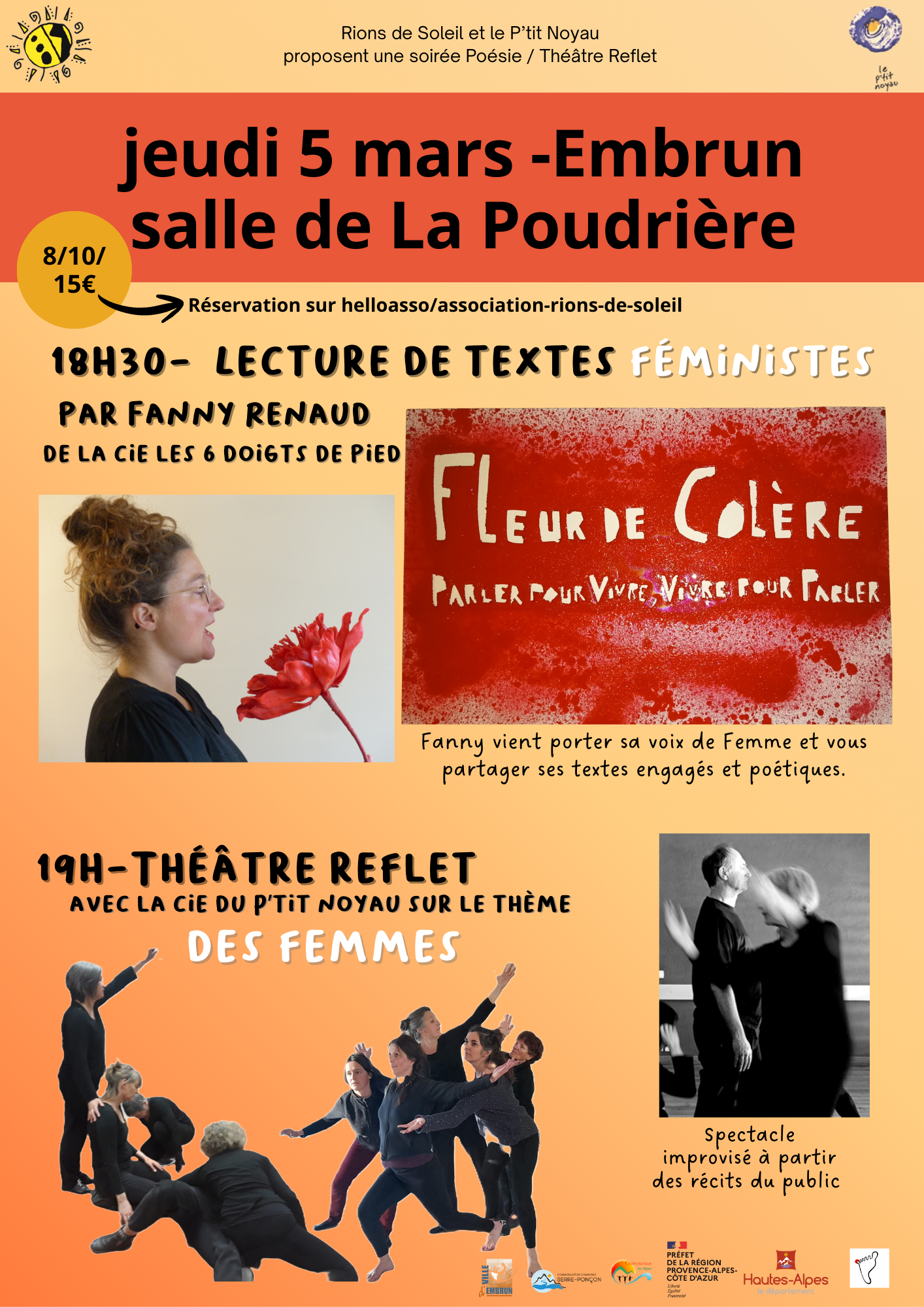 Soir�e po�sie et th��tre reflet 