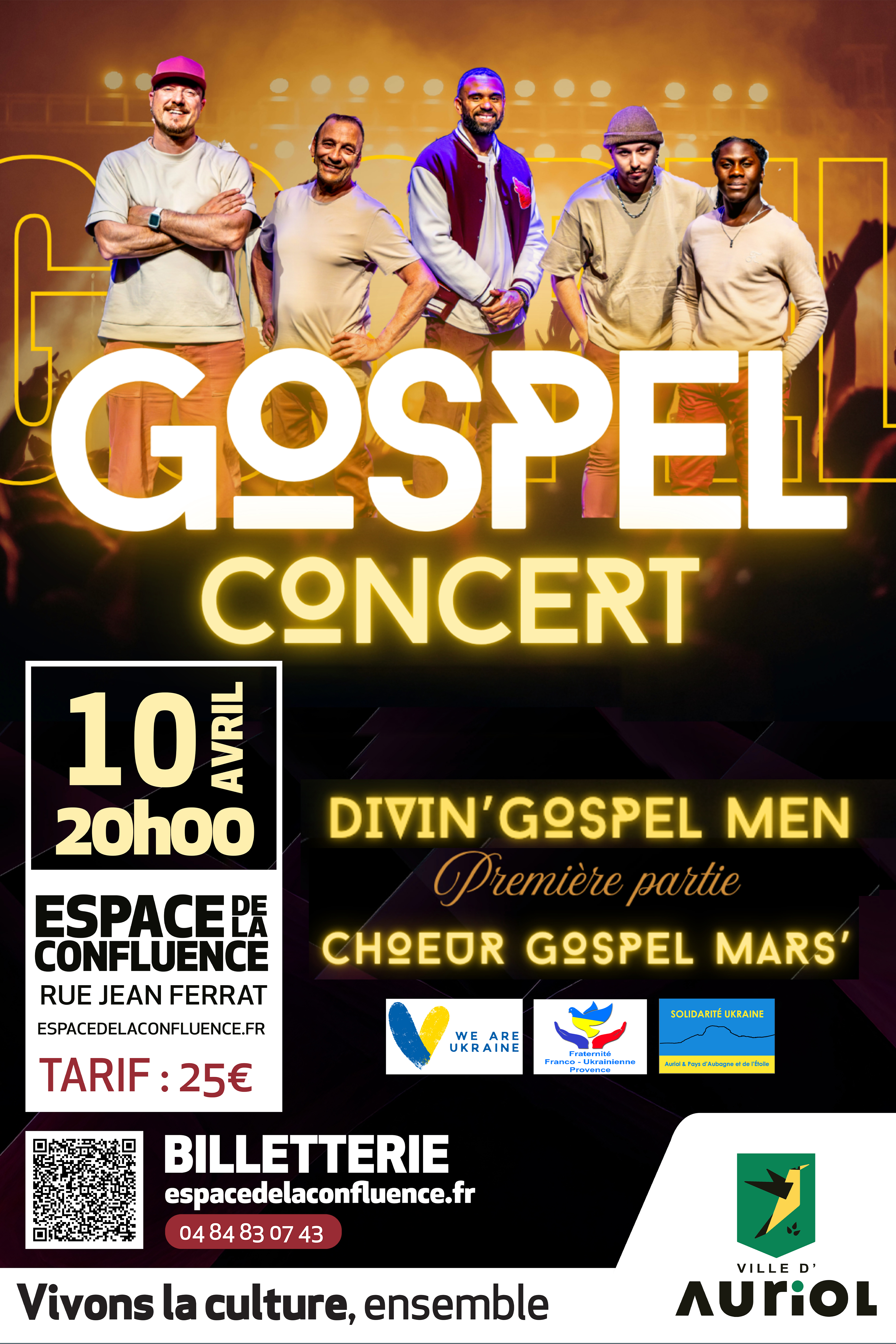 Concert des Divin�Gospel Men