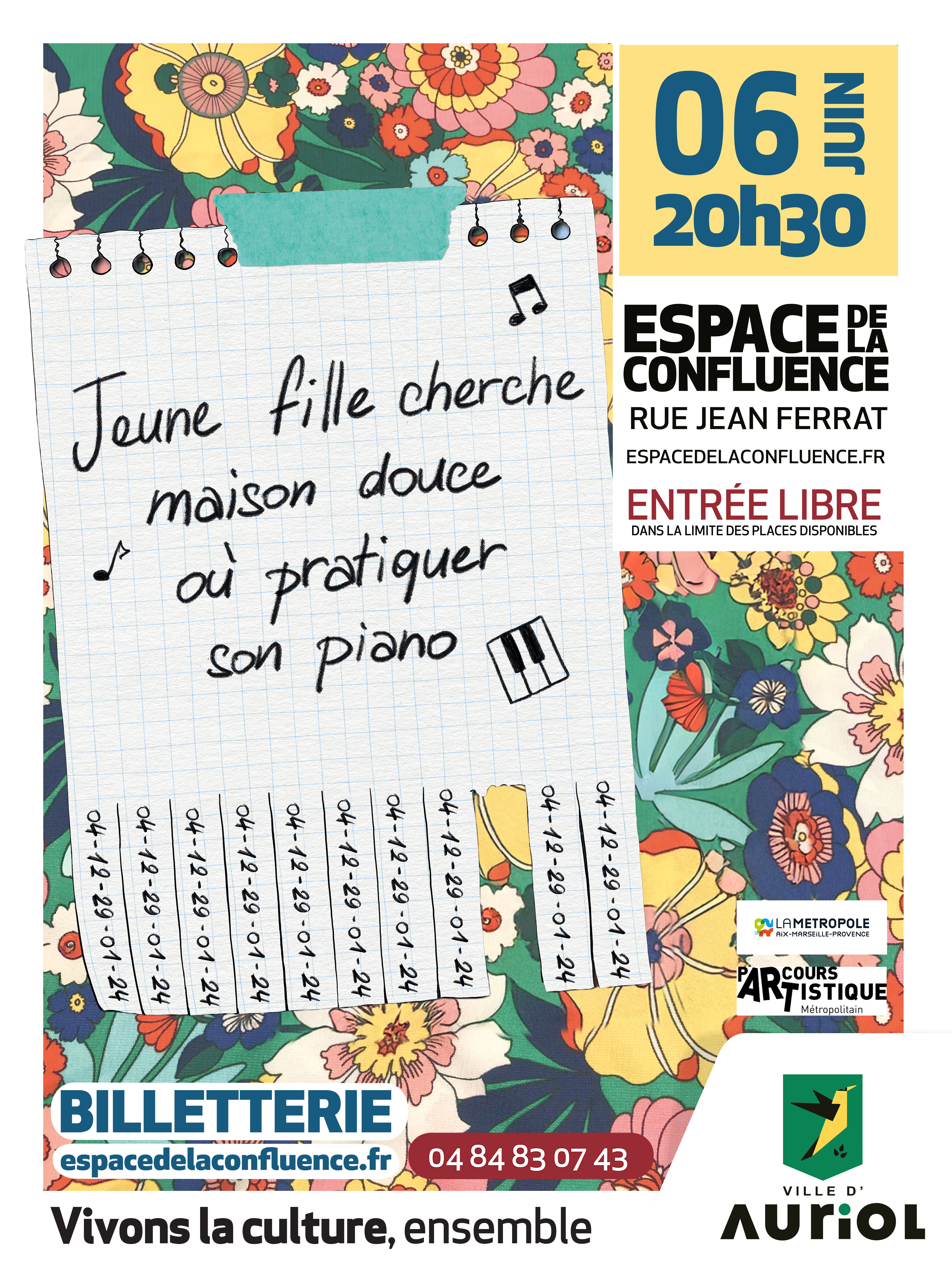 Jeune fille cherche maison douce o� pratiquer son piano - Spectacle musical