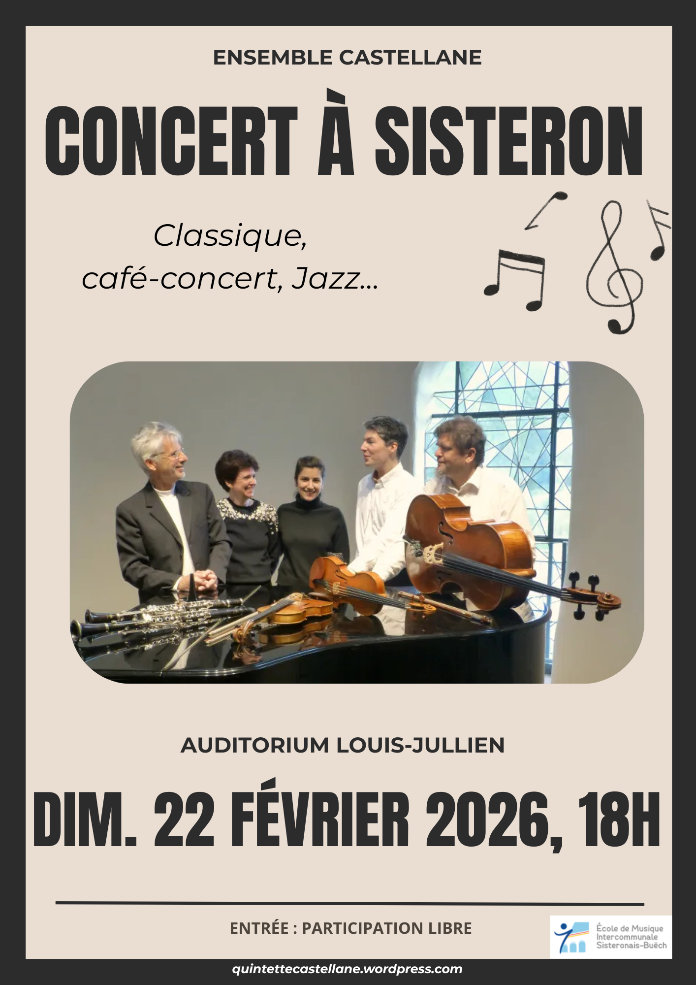 Concert de l'Ensemble Castellane