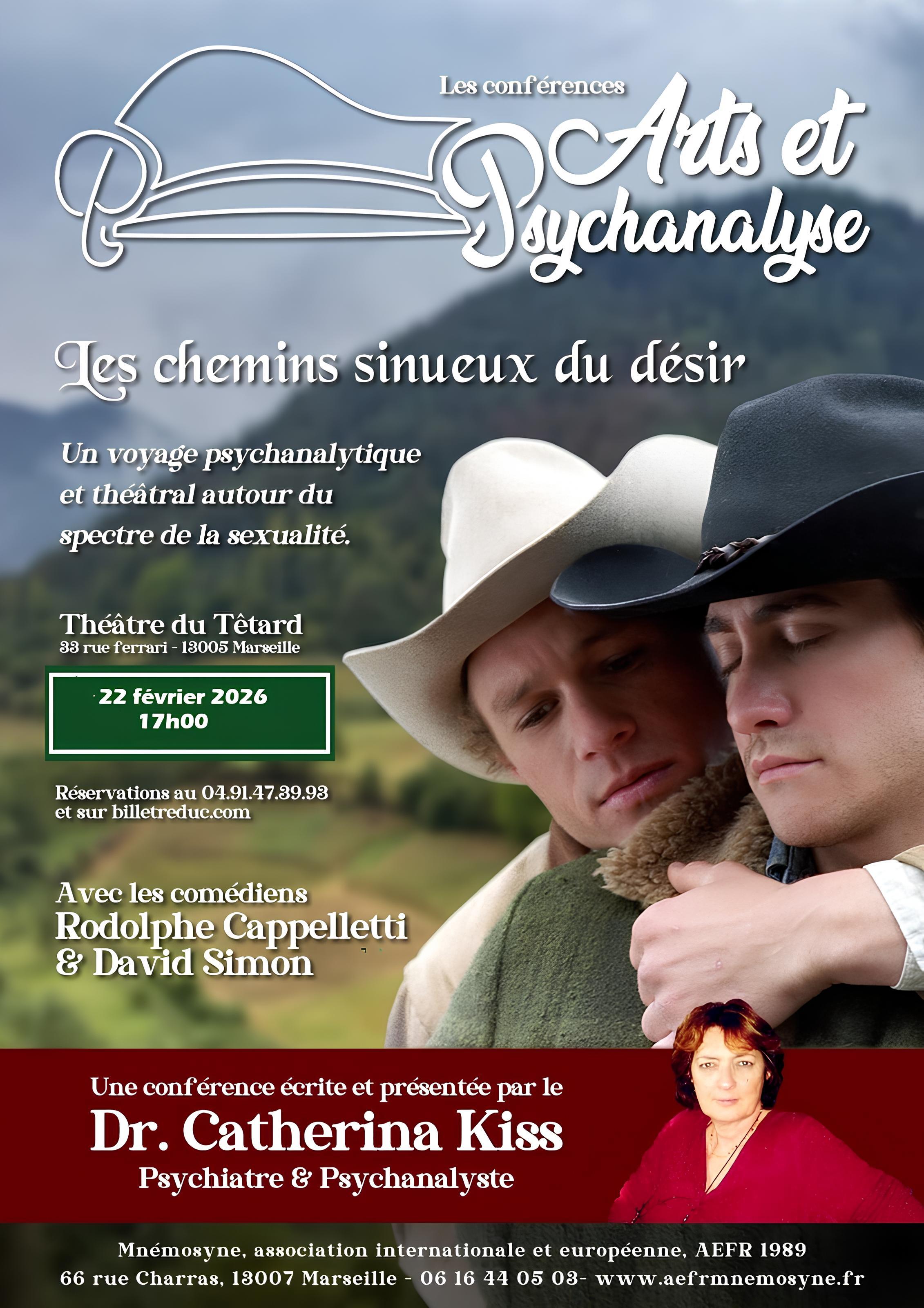Conf�rence th��tralis�e arts et psychanalyse - les chemins sinueux du d�sir