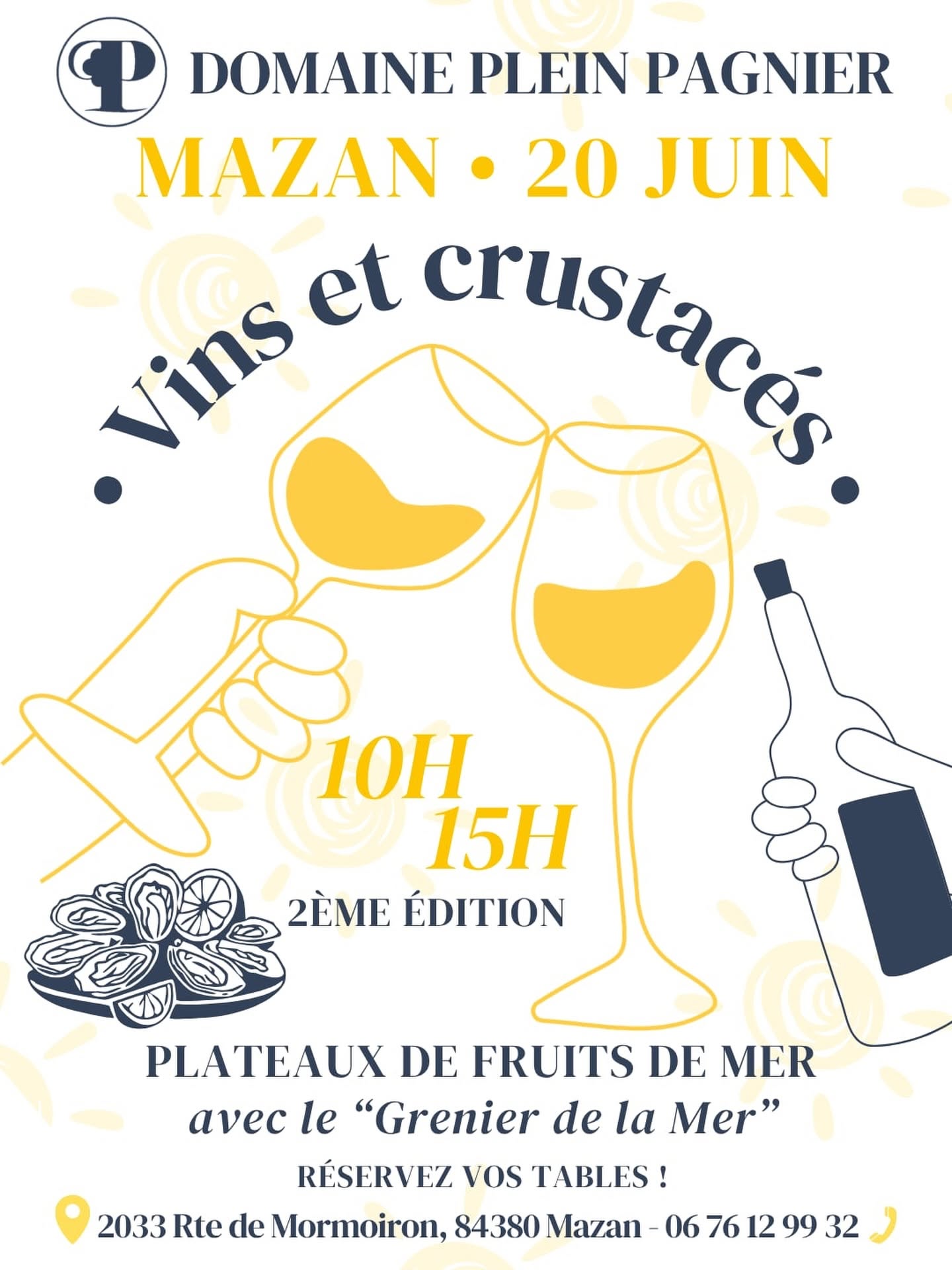 Vins et crustac�s - 2�me �dition