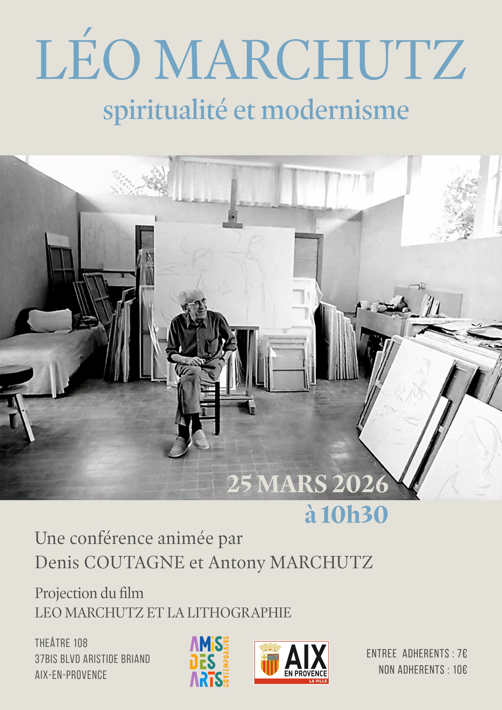 Conf�rence : L�o Marchutz, Spiritualit� et Modernisme