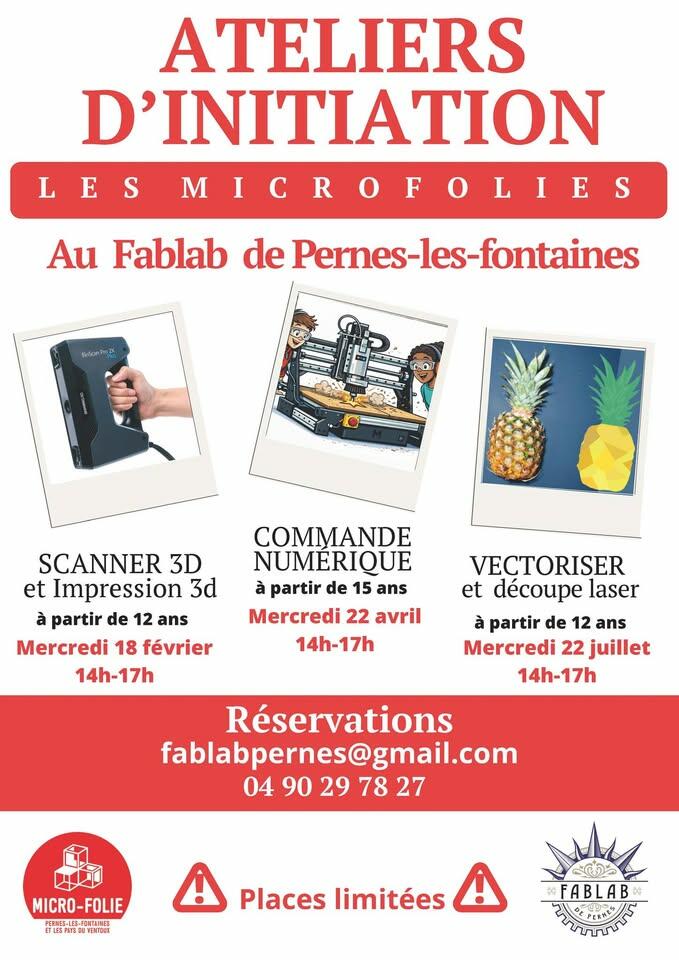 Fablab : Scanner et impression 3D
