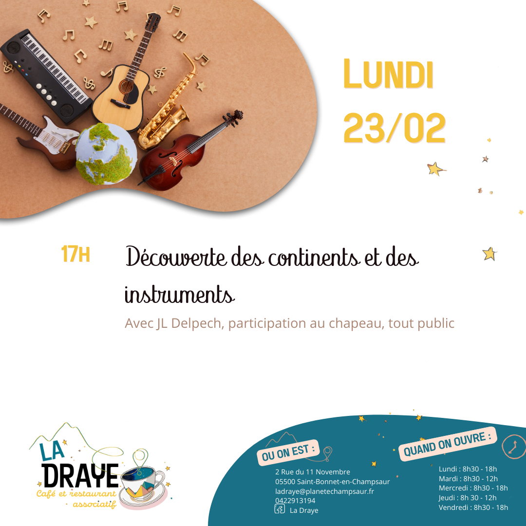 D�couverte des continents et des instruments