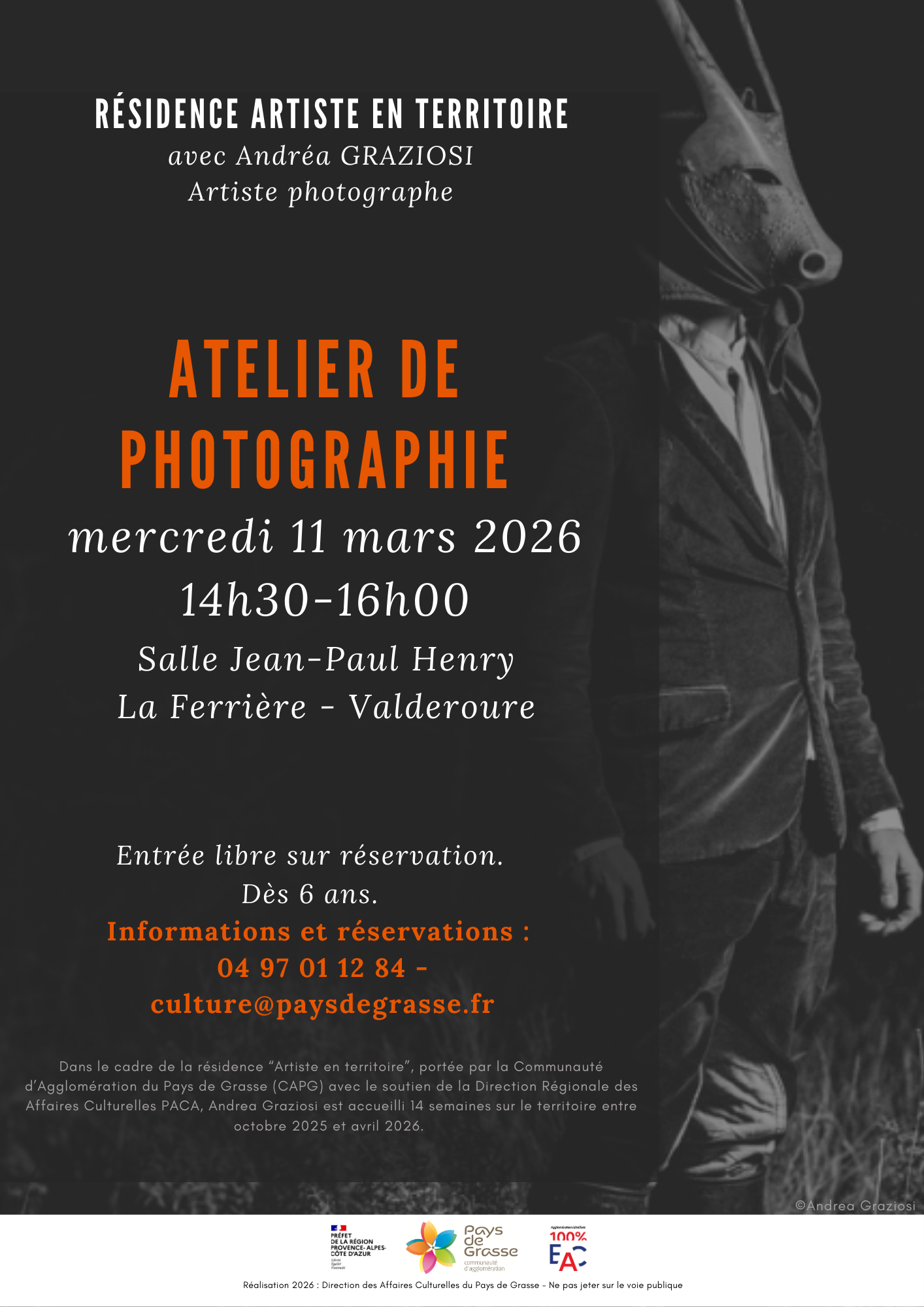 Atelier de photographie avec l'artiste Andrea Graziosi
