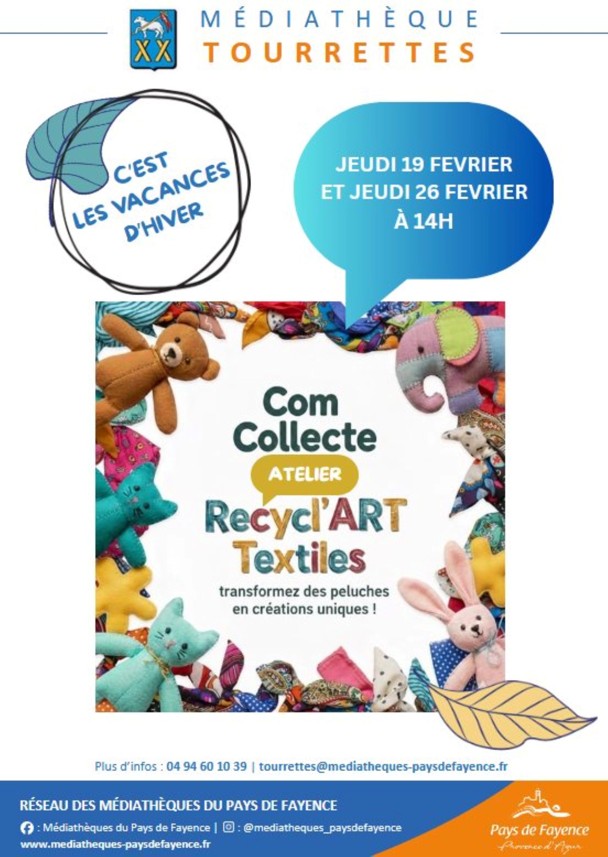 Ateliers Recycl' Art des vacances de f�vrier