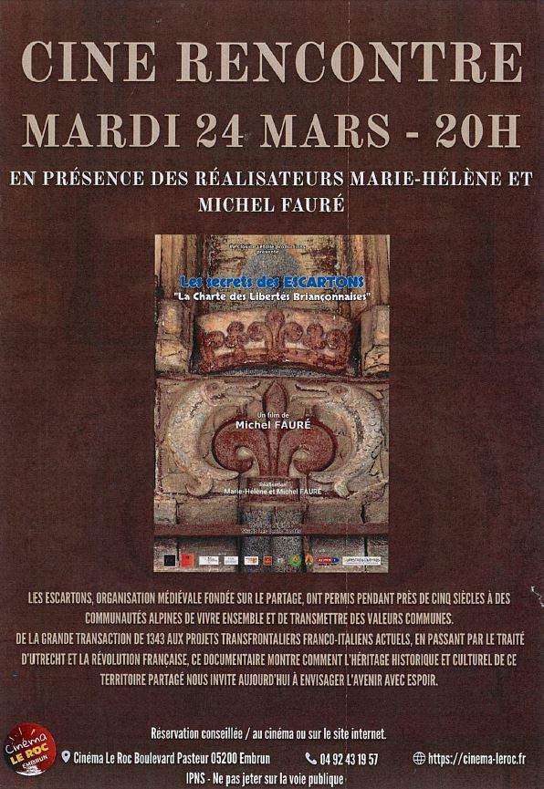 Cin� Rencontre - Les secrets des Escartons