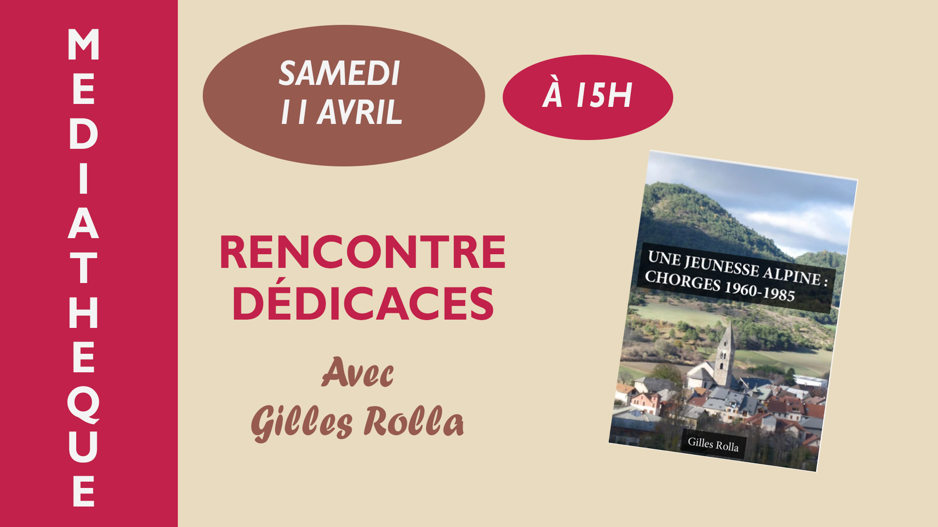 Pr�sentation et d�dicace de l'ouvrage 