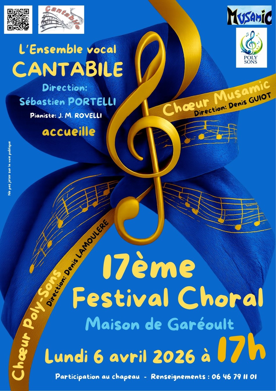 Concerts : Cantabile, Choeur Musamic et polysons - chorales | Festival choral